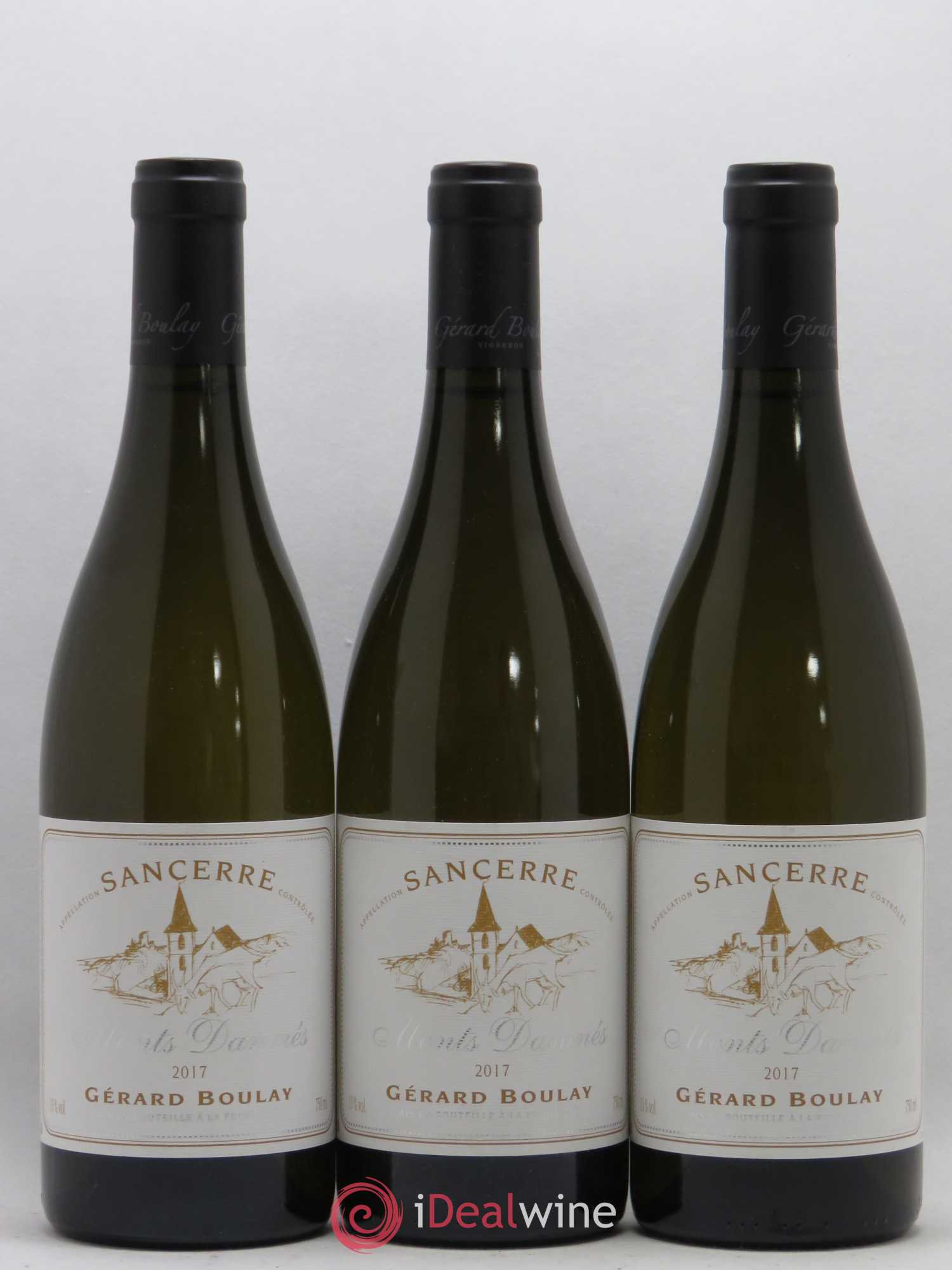 Sancerre Monts Damnés Gérard Boulay 2017 - Lot de 3 bouteilles - 0
