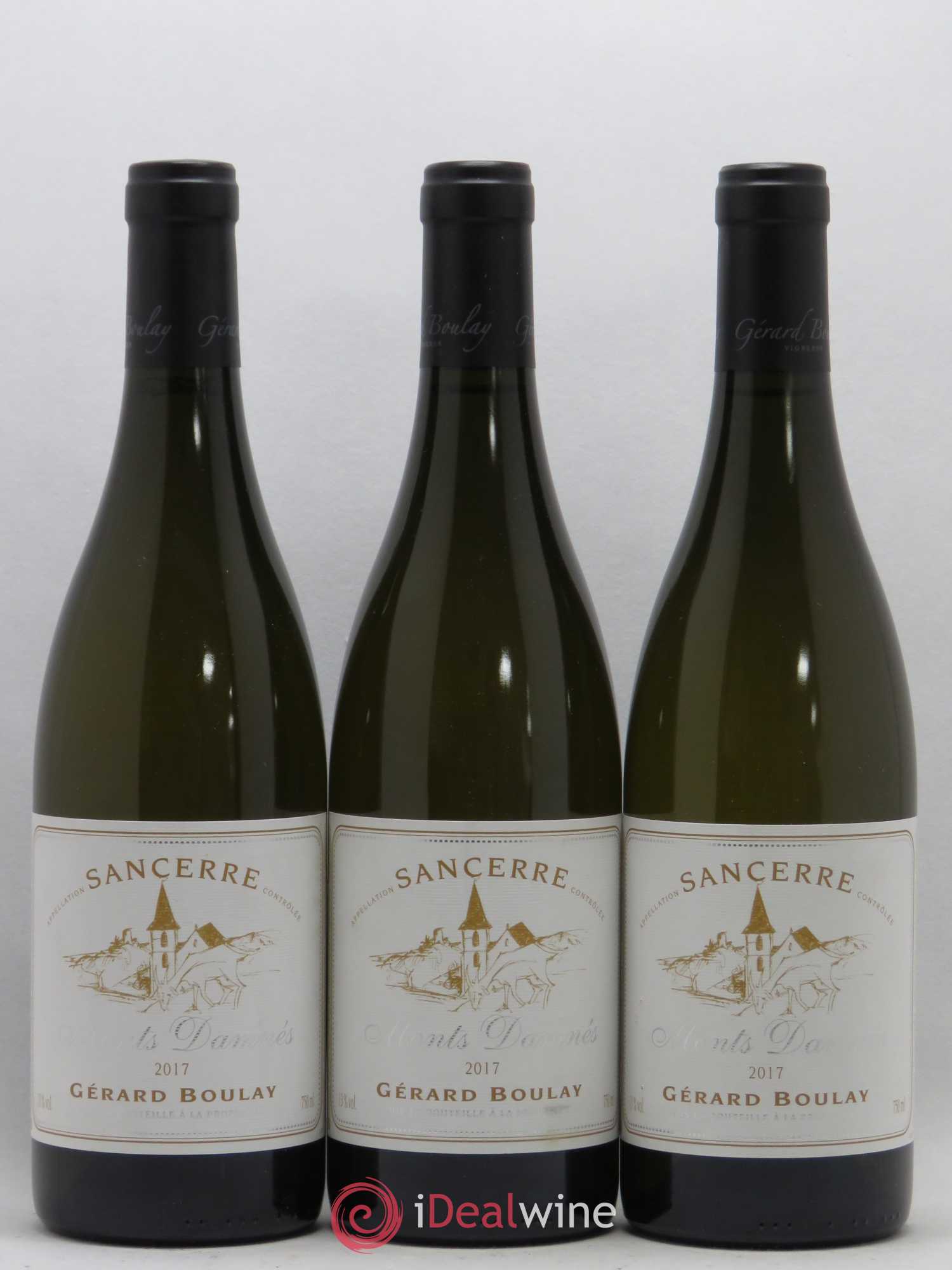 Sancerre Monts Damnés Gérard Boulay 2017 - Lot de 3 bouteilles - 0
