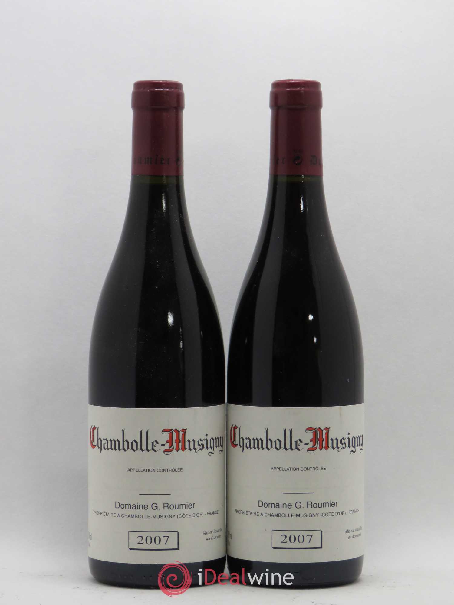 Chambolle-Musigny Georges Roumier (Domaine) (sans prix de réserve) 2007 - Lot de 2 bouteilles - 0