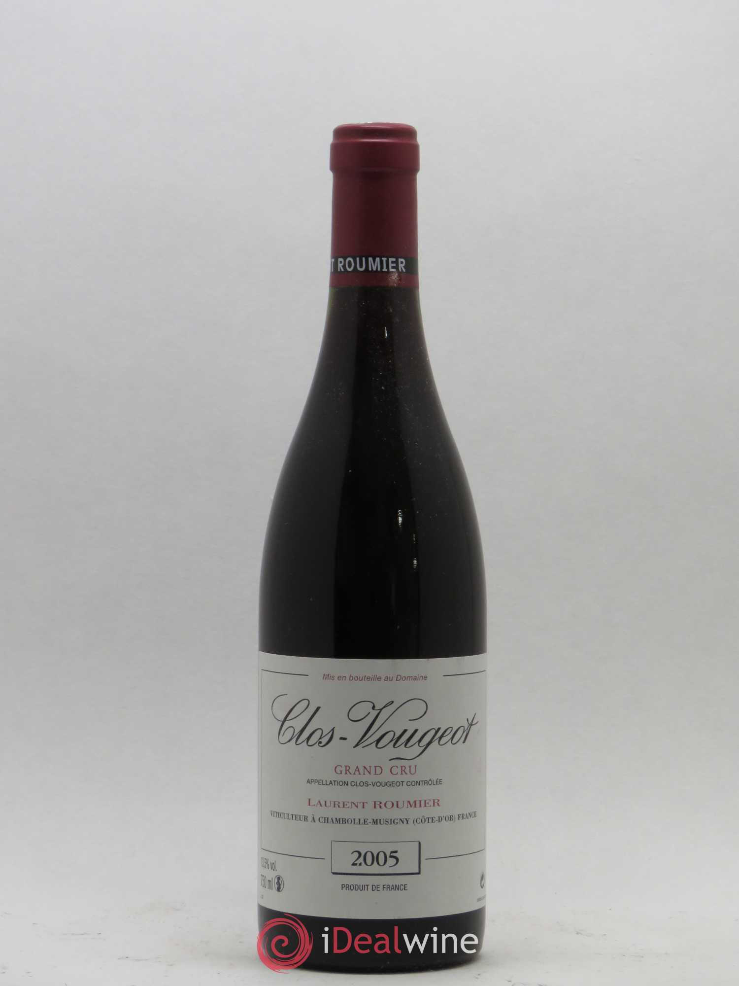 Clos de Vougeot Grand Cru Laurent Roumier 2005 - Lot de 1 bouteille - 0