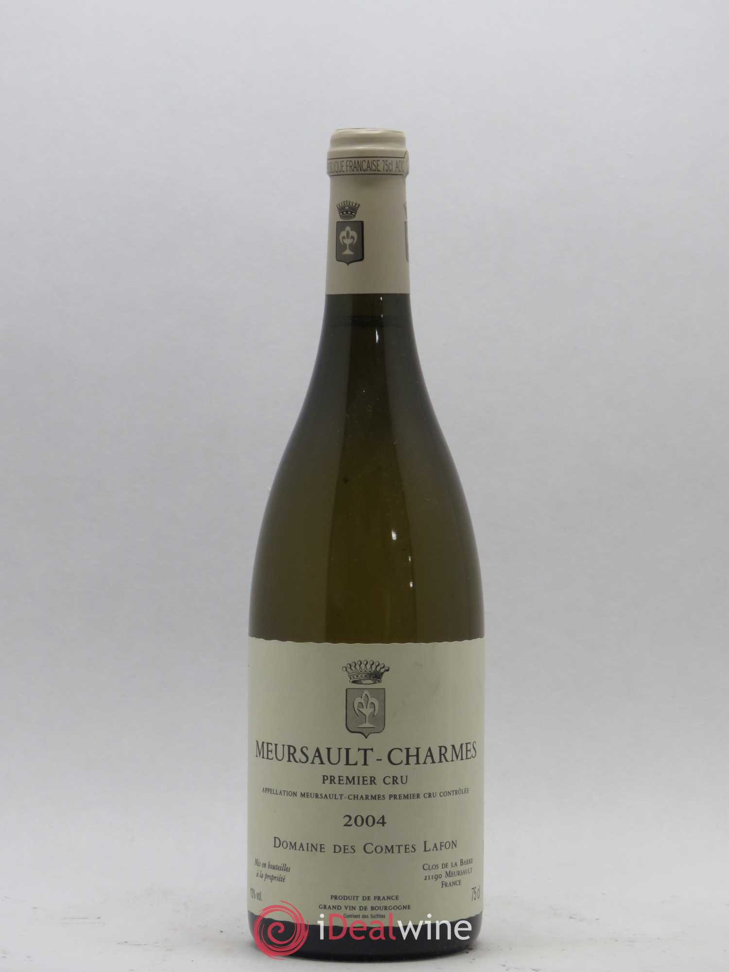 Meursault 1er Cru Charmes Comtes Lafon (Domaine des) 2004 - Lot de 1 bouteille - 0