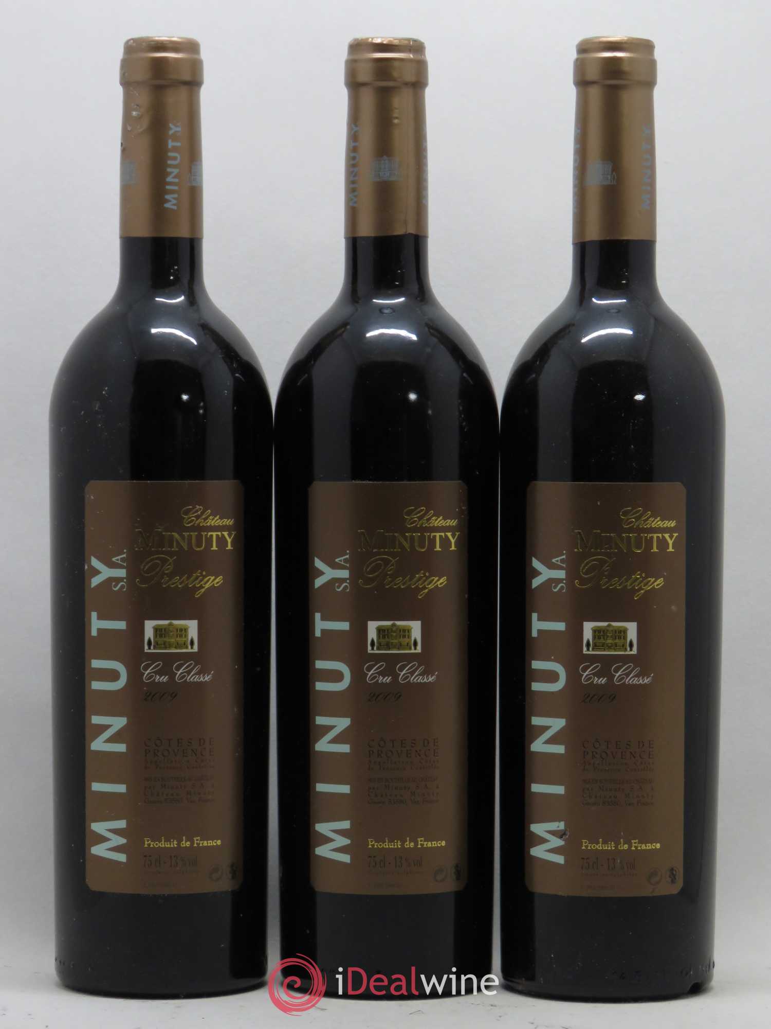 Côtes de Provence Château Minuty Prestige (sans prix de réserve) 2009 - Posten von 3 Flaschen - 0