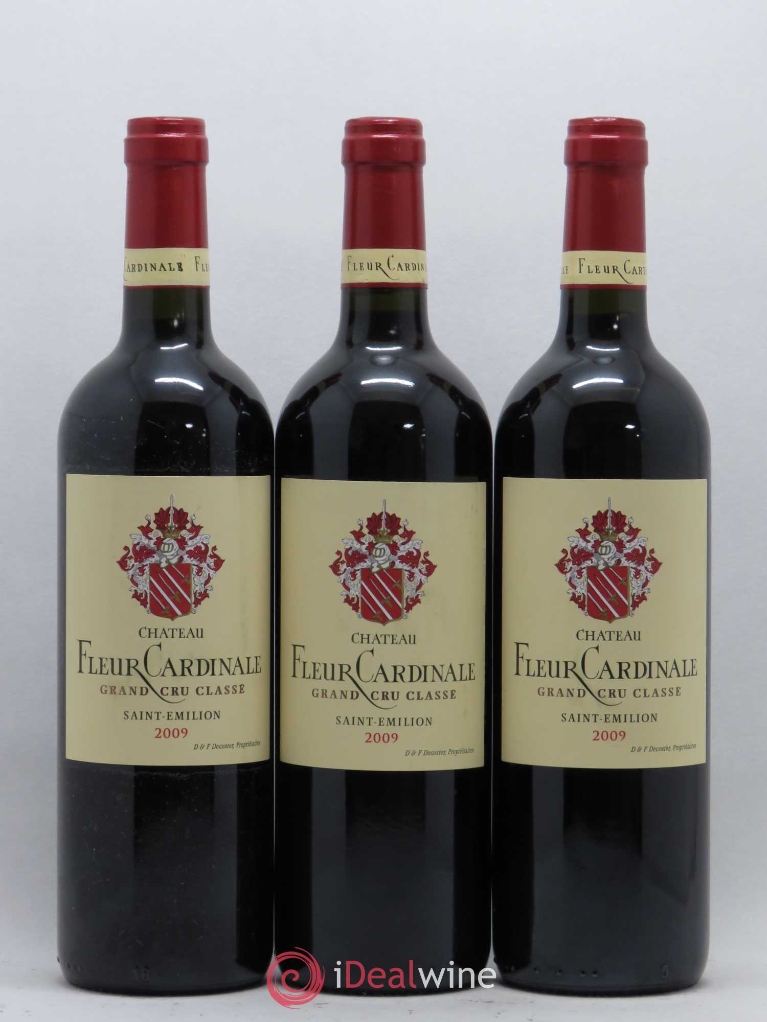 Château Fleur Cardinale Grand Cru Classé 2009 - Lot de 3 bouteilles - 0