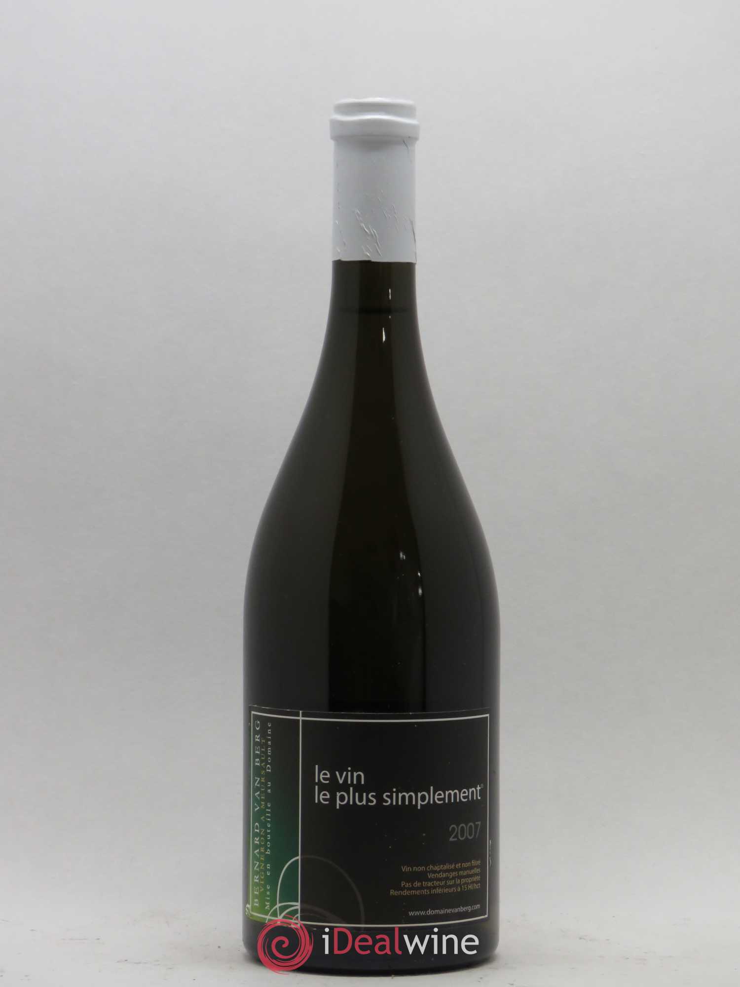 Bourgogne En Busigny Domaine Bernard Van Berg 2007 - Posten von 1 Flasche - 0