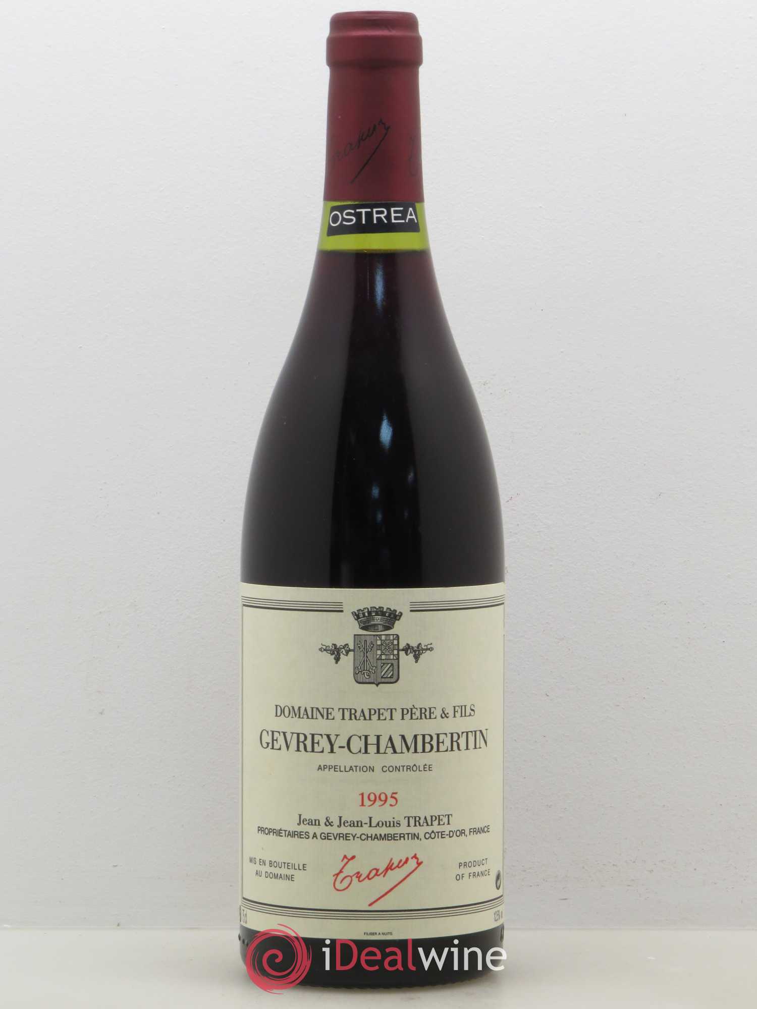 Gevrey-Chambertin Domaine Trapet Cuvée Ostrea 1995 - Lot de 1 bouteille - 0