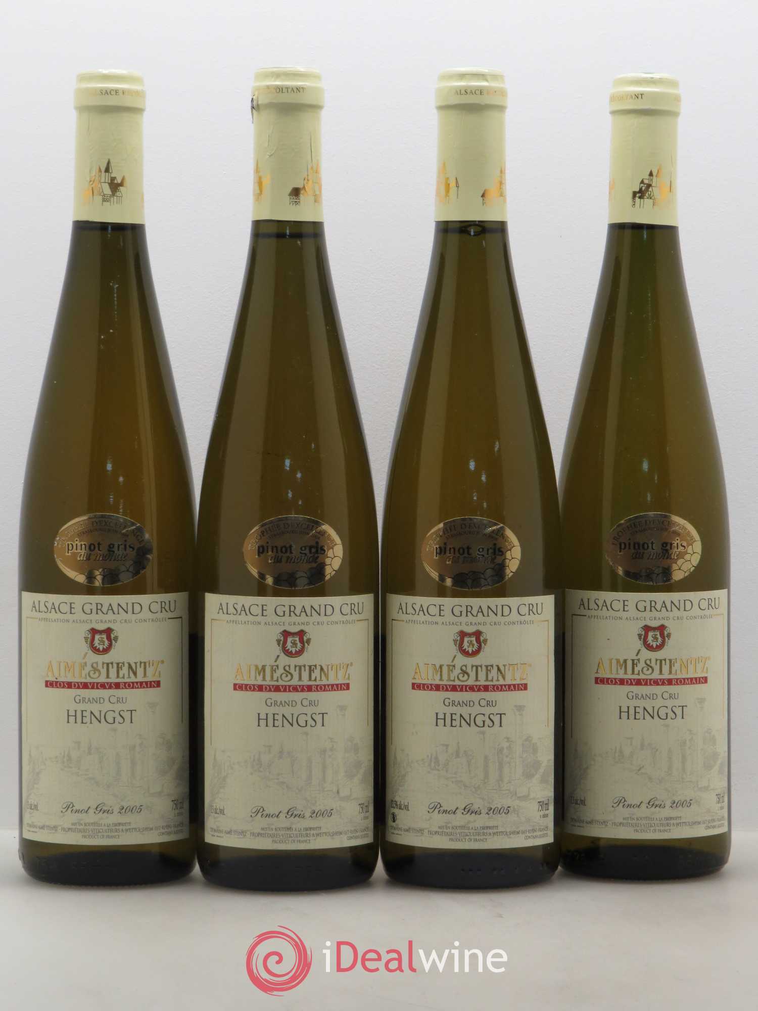 Gewurztraminer Grand Cru Hengst Domaine Aimé Stentz 2005 - Posten von 4 Flaschen - 0