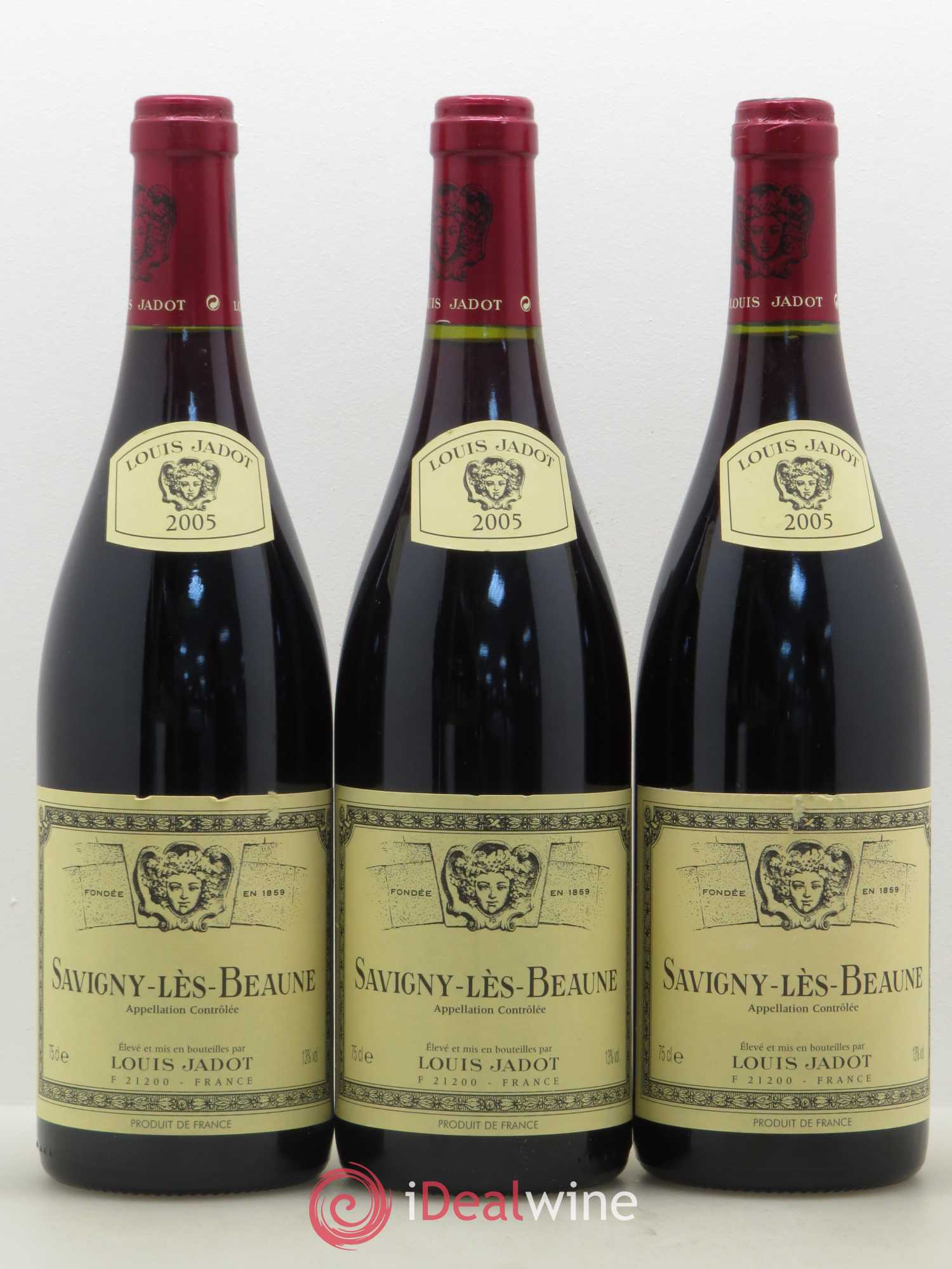 Savigny-lès-Beaune Louis Jadot 2005 - Lot de 3 bouteilles - 0
