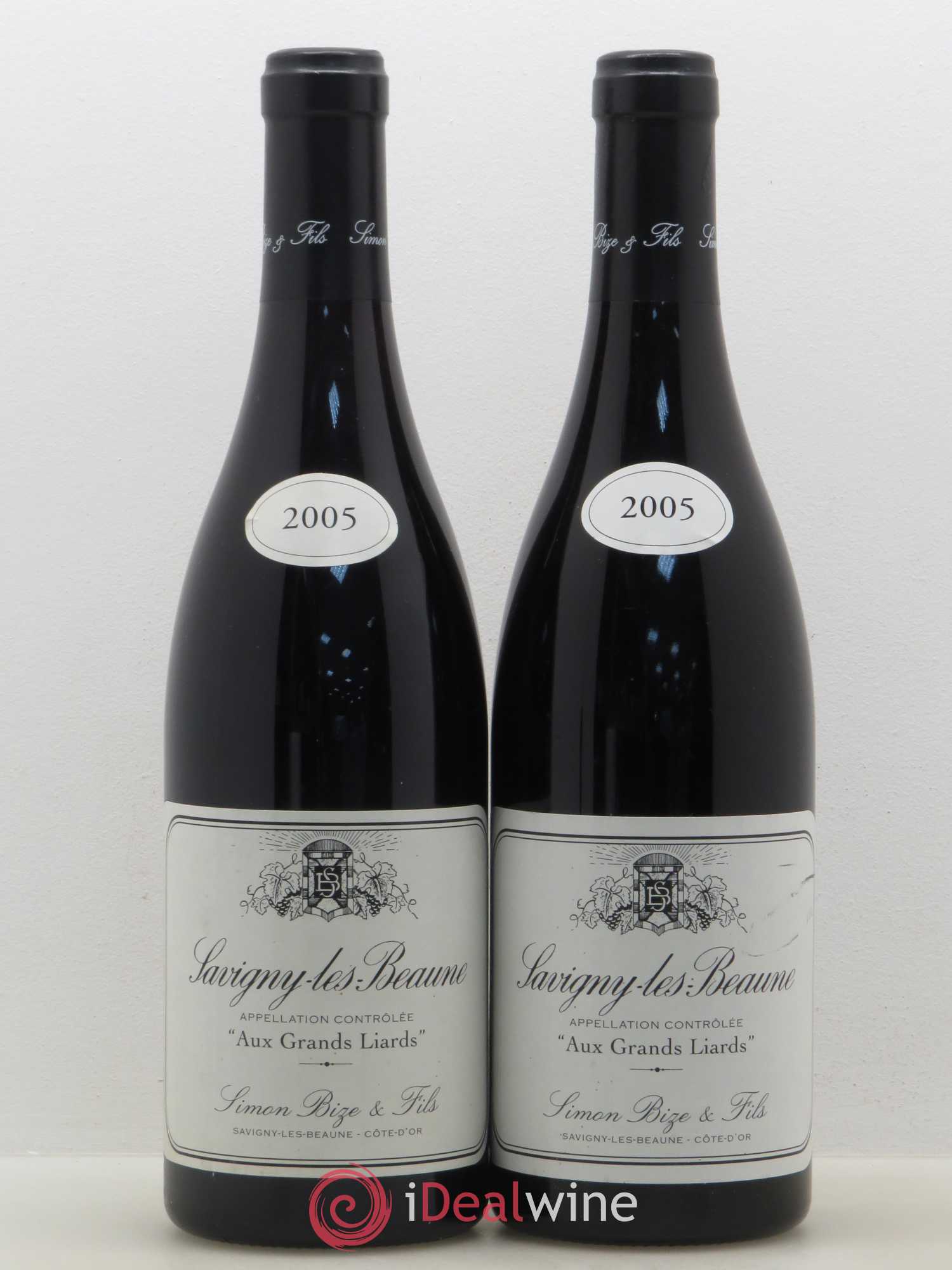 Savigny-lès-Beaune Aux Grands Liards Simon Bize & Fils 2005 - Lot de 2 bouteilles - 0