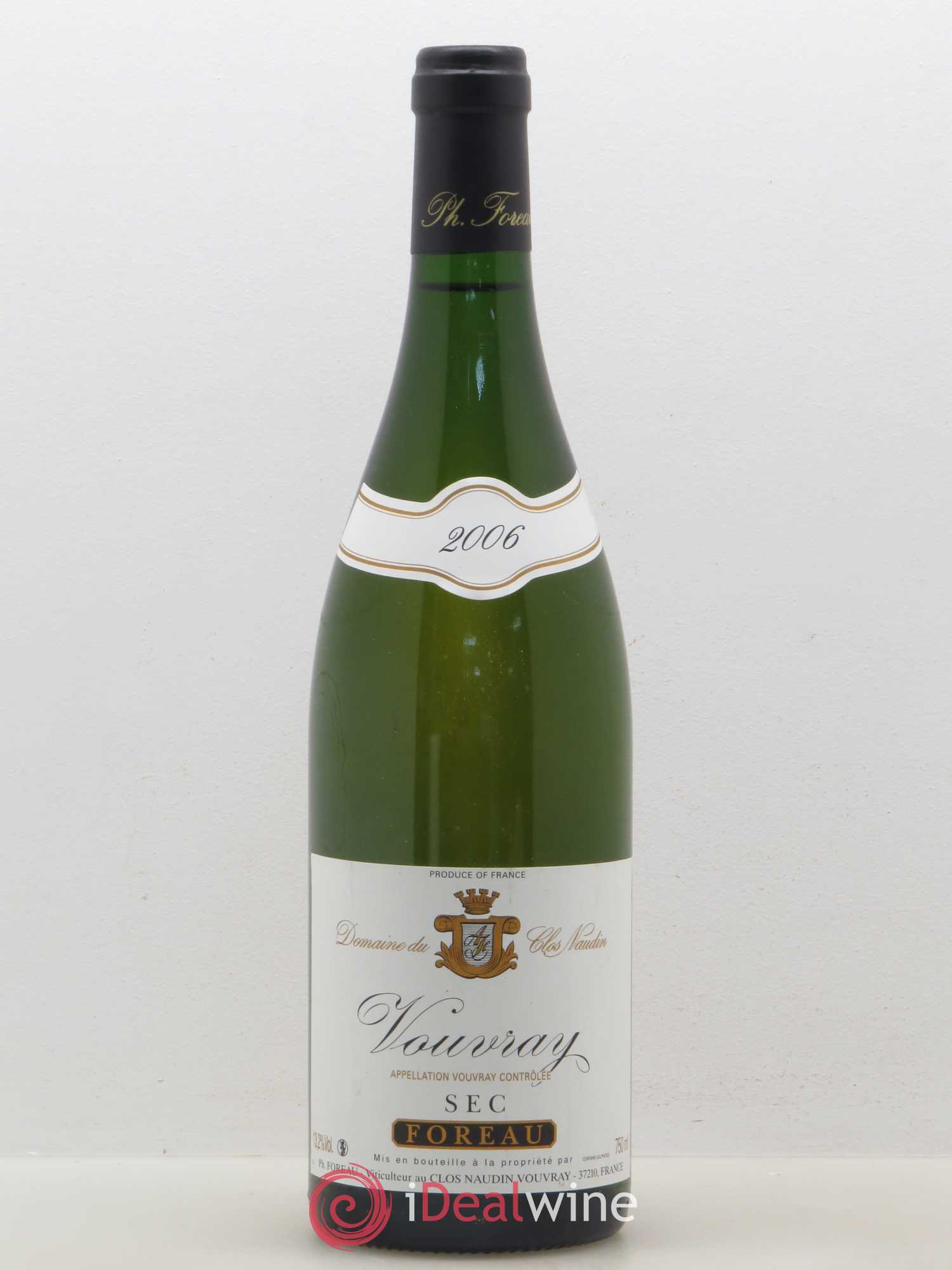 Vouvray Sec Clos Naudin - Philippe Foreau 2006 - Lot de 1 bouteille - 0