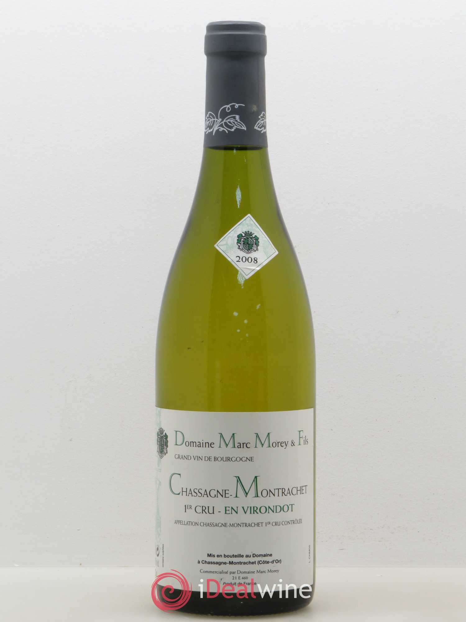 Chassagne-Montrachet 1er Cru En Virondot Marc Morey 2008 - Posten von 1 Flasche - 0