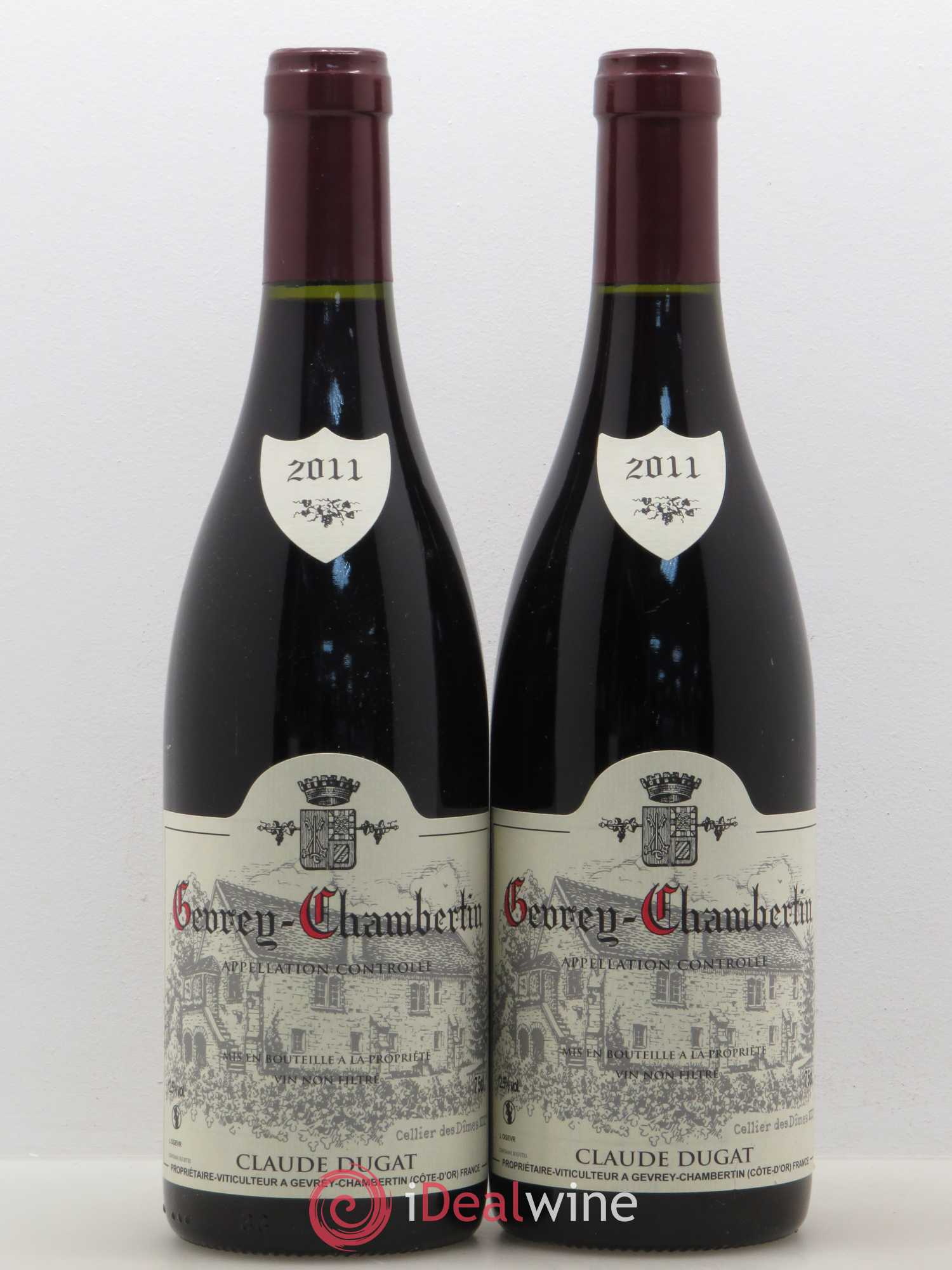 Gevrey-Chambertin Claude Dugat 2011 - Lot de 2 bouteilles - 0