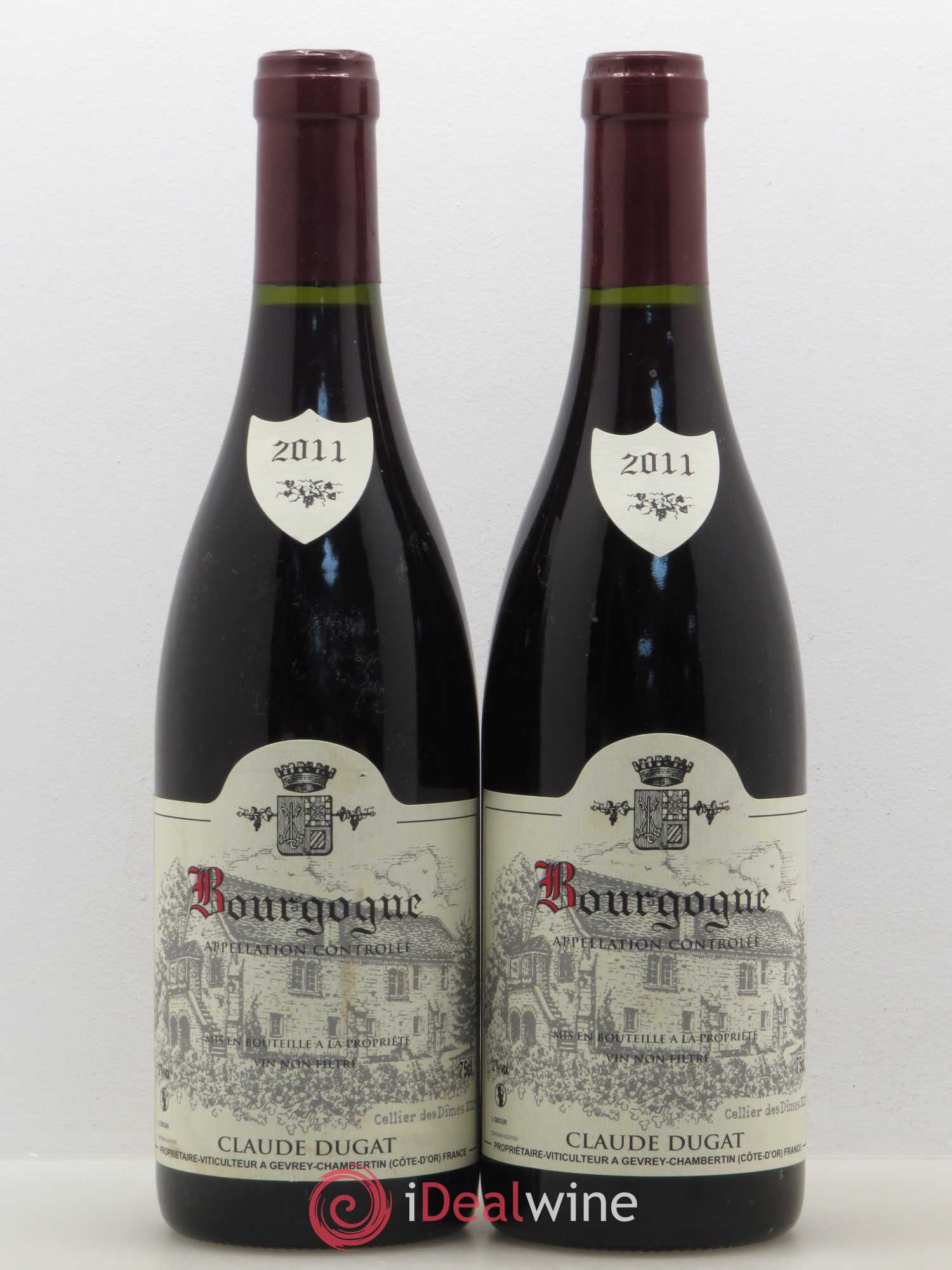 Bourgogne Claude Dugat 2011 - Lot de 2 bouteilles - 0