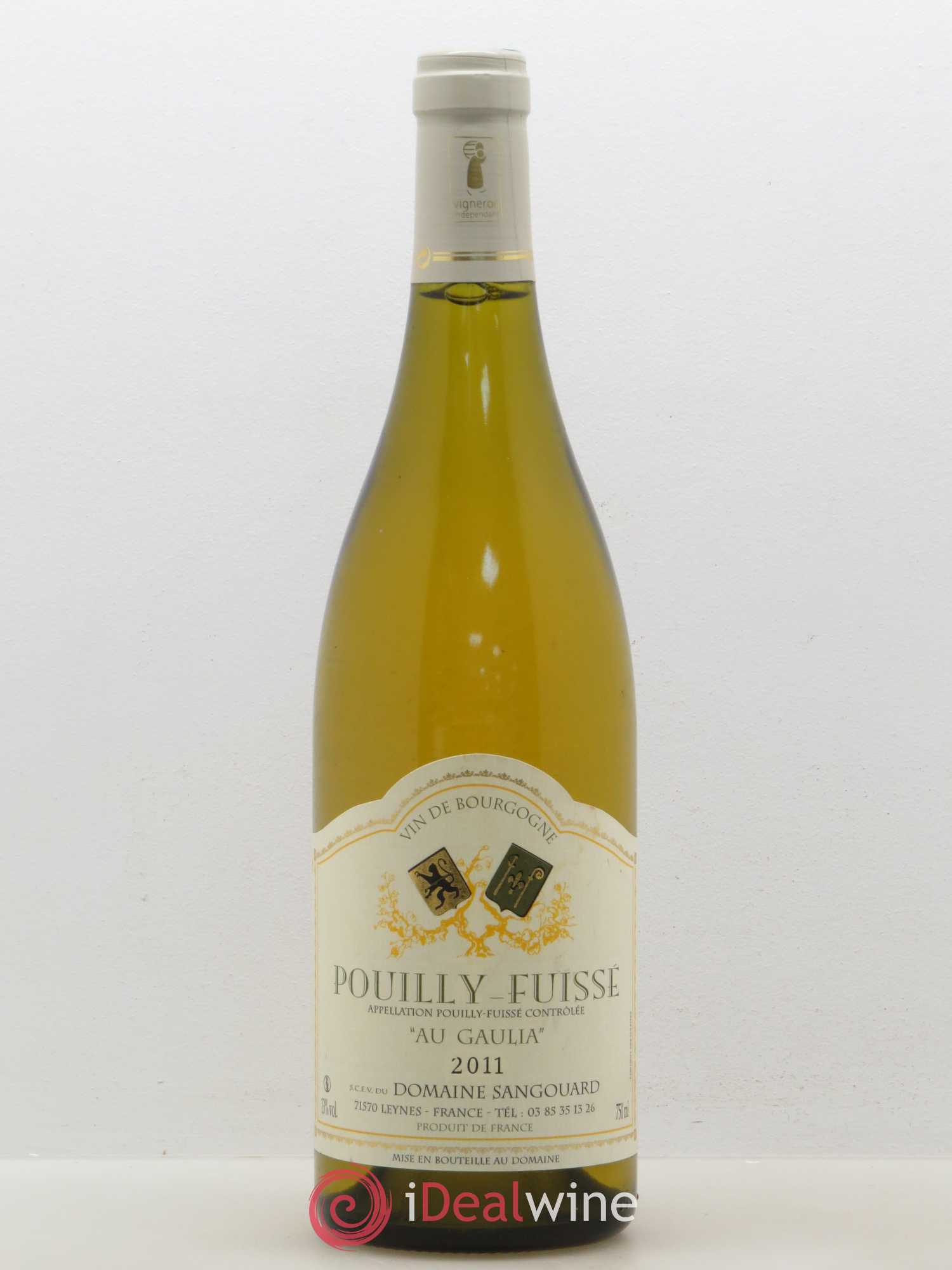 Pouilly-Fuissé Au Gaulia Domaine Sangouard 2011 - Posten von 1 Flasche - 0