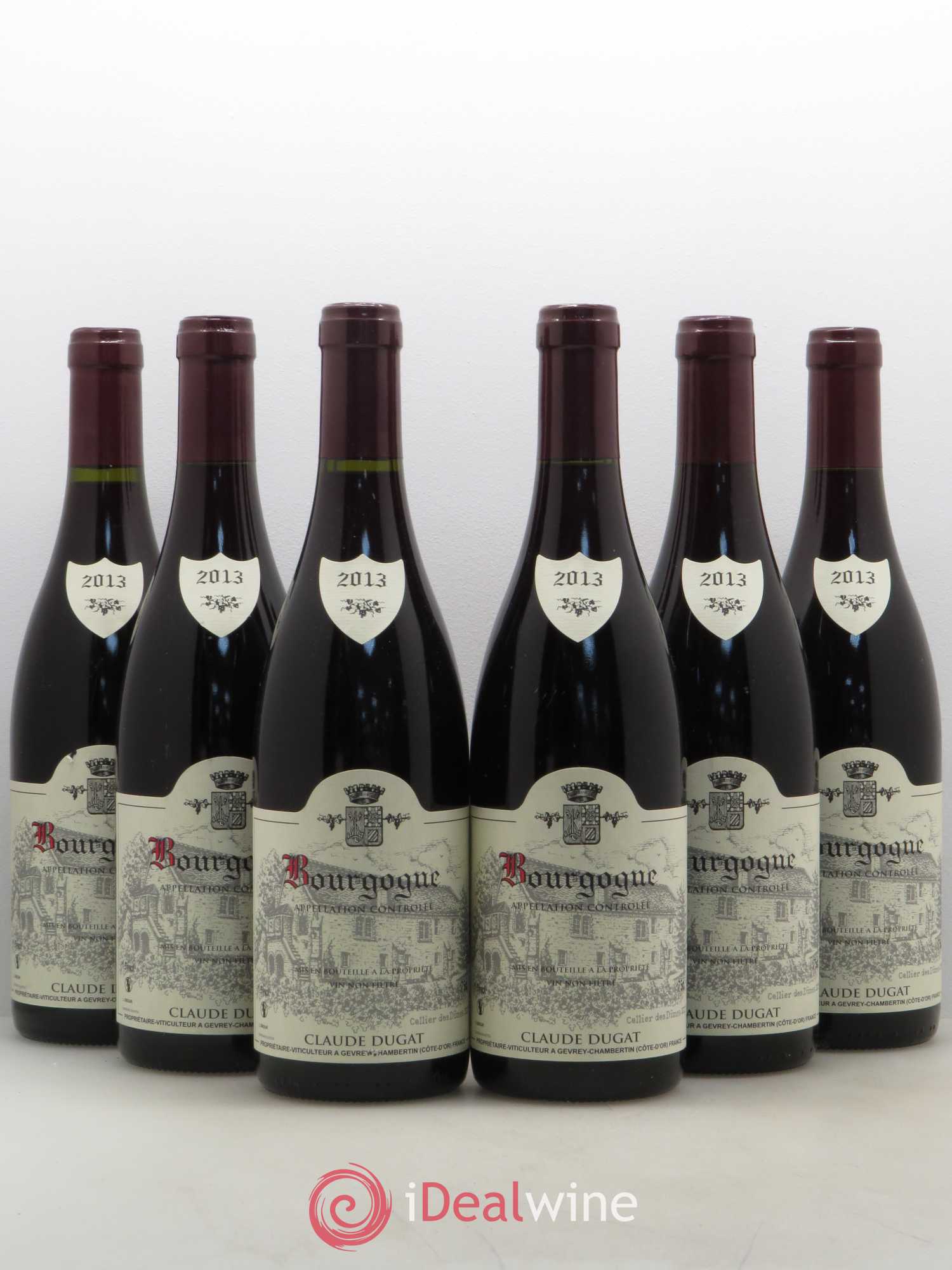 Bourgogne Claude Dugat 2013 - Lot de 6 bouteilles - 0