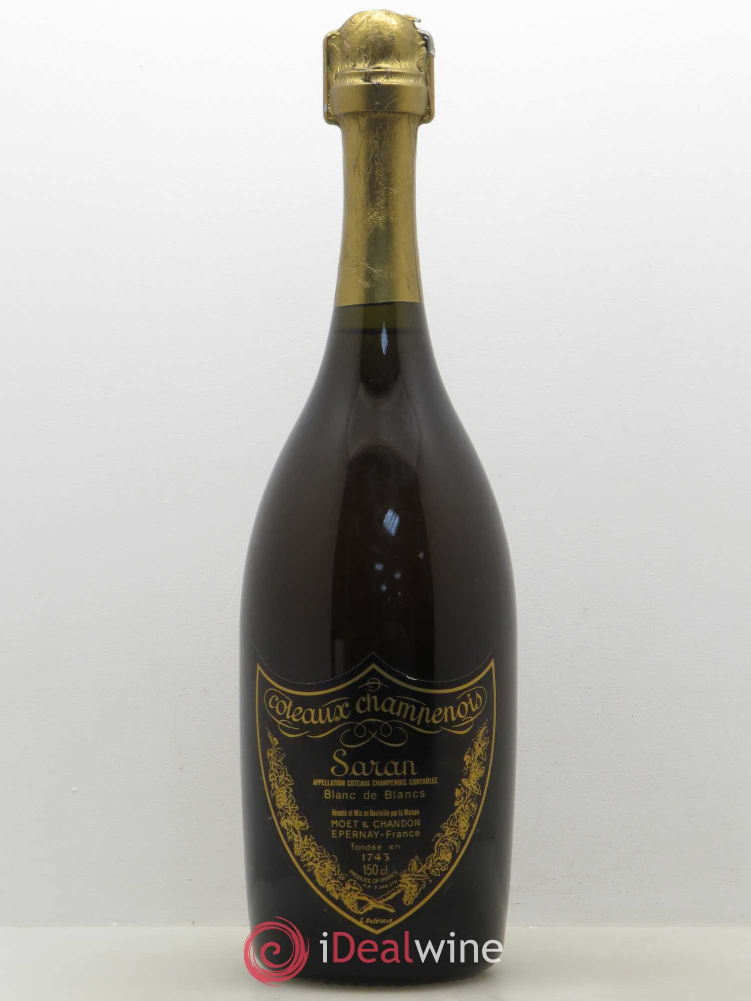 Saran Blanc de Blancs Moët et Chandon - Lot de 1 magnum - 0
