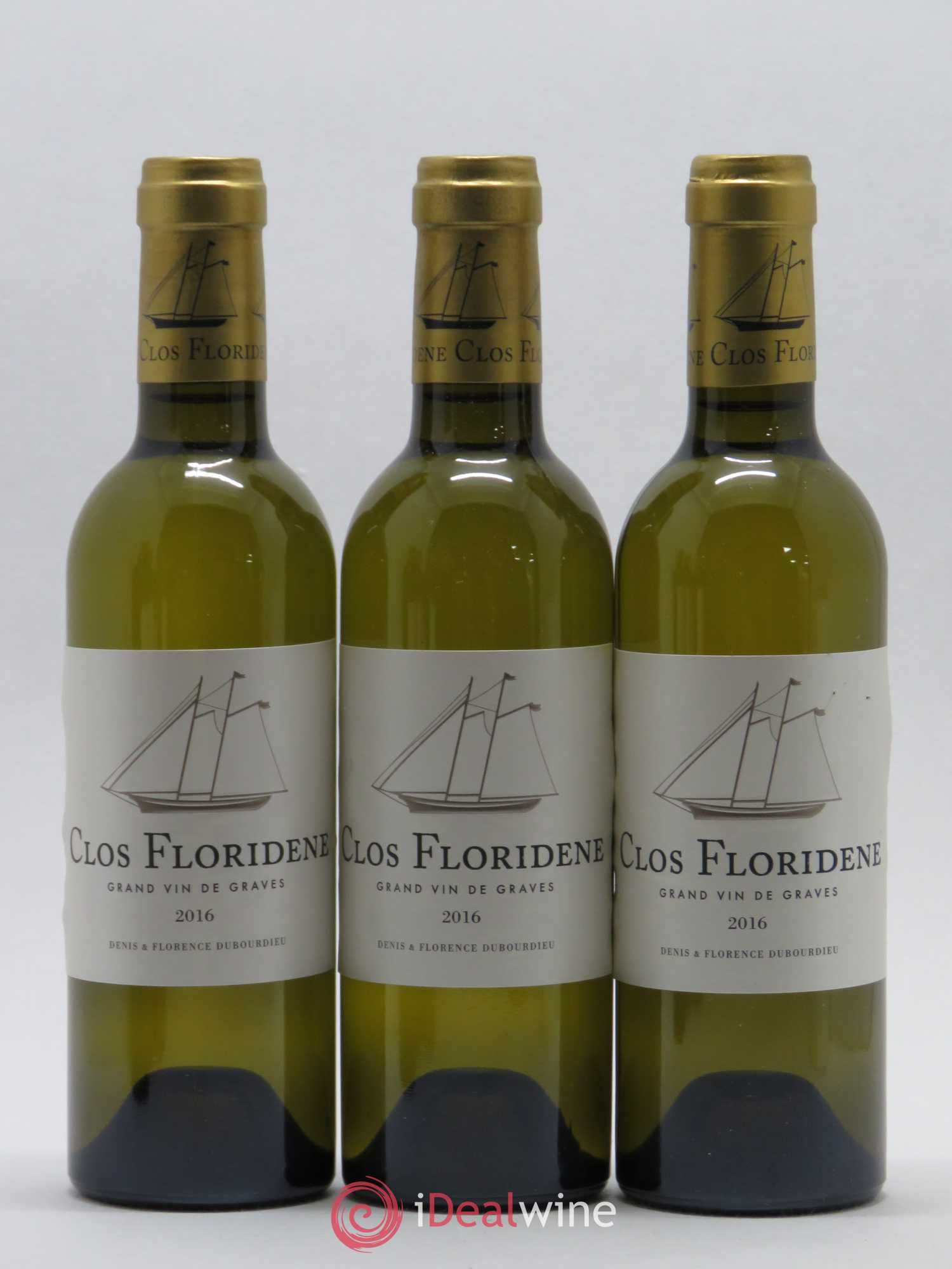 Clos Floridène (sans prix de réserve) 2016 - Lot de 6 demi bouteilles - 2