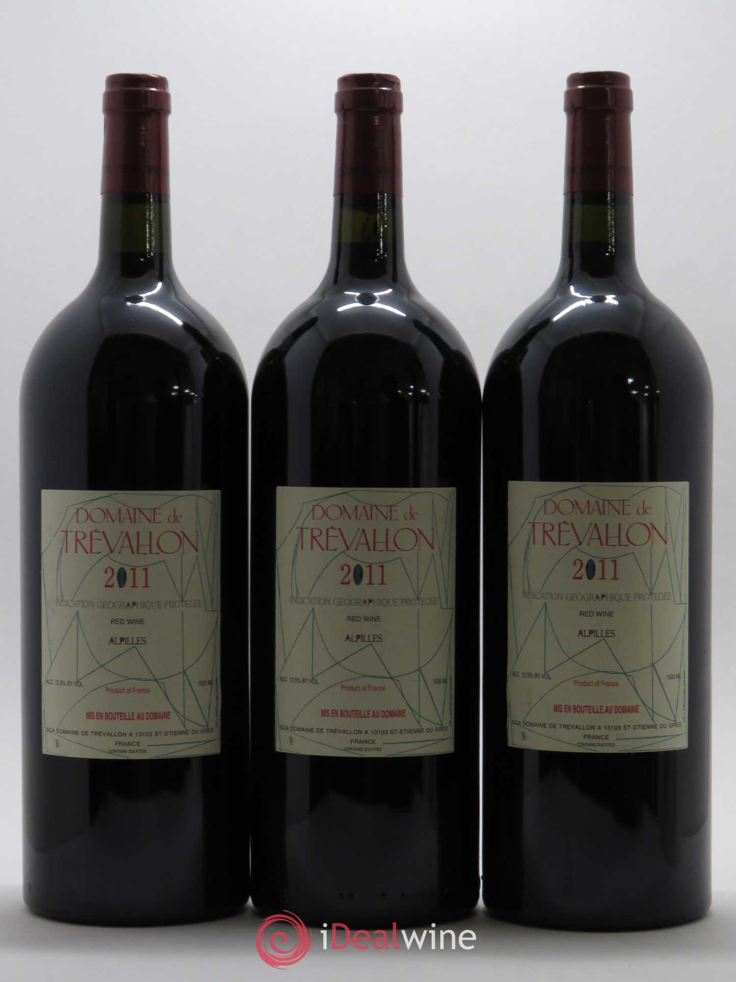 Coteaux d'Aix-en-Provence Trévallon (Domaine de) Eloi Dürrbach 2011 - Lot de 3 magnums - 0