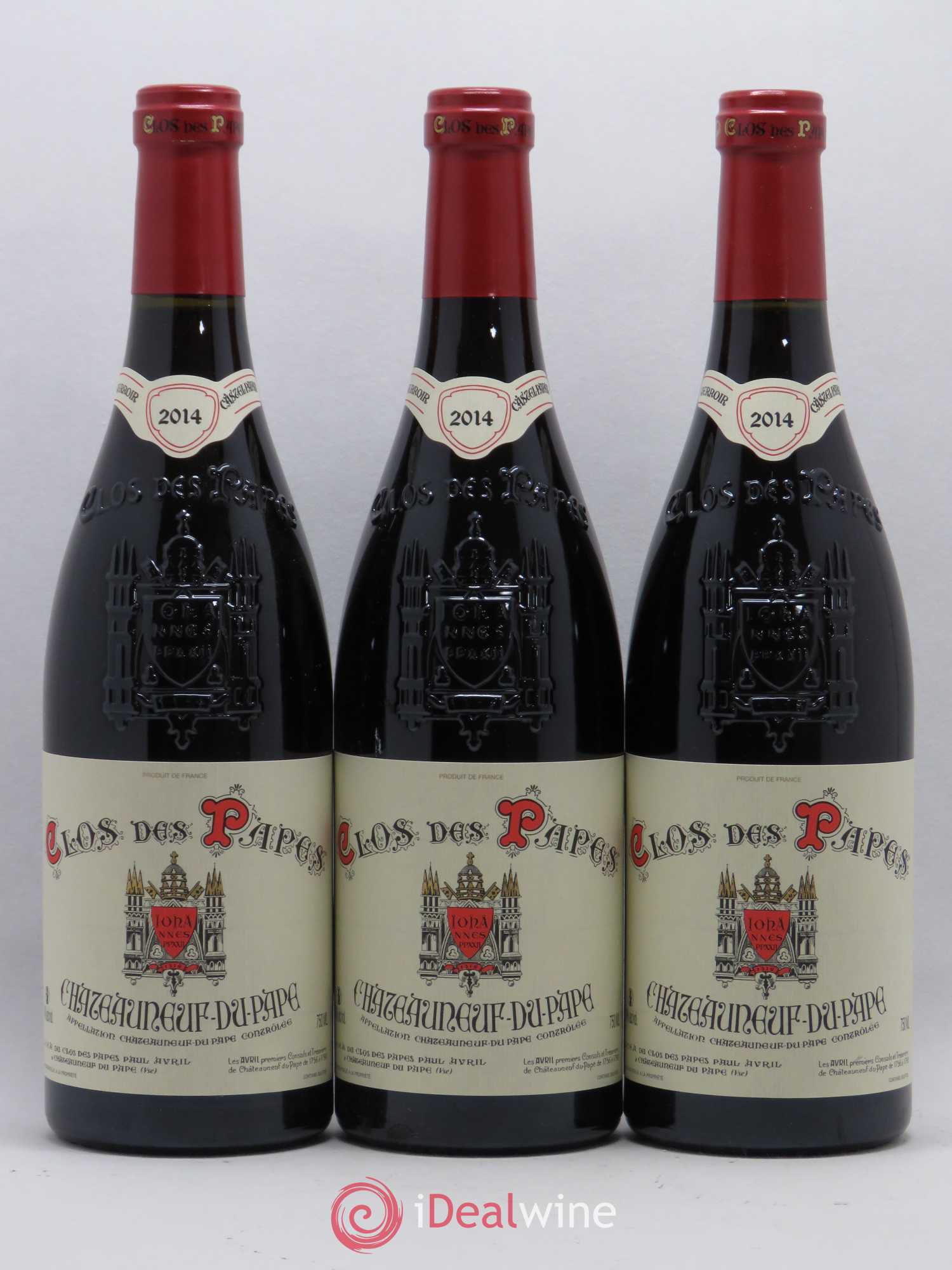 Châteauneuf-du-Pape Clos des Papes - Paul Avril 2014 - Lot de 6 bouteilles - 2