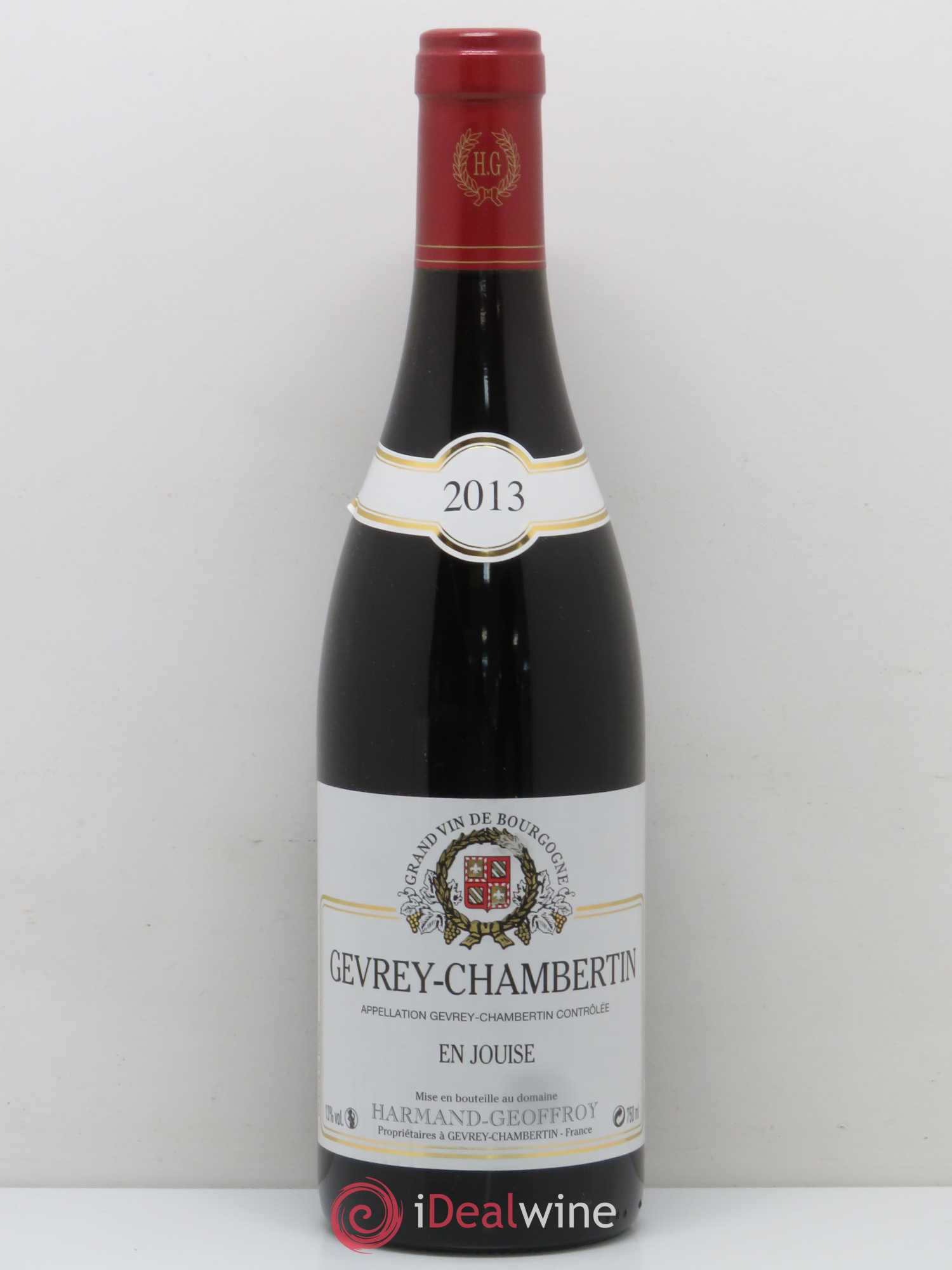 Gevrey-Chambertin En Jouise Harmand Geoffroy 2013 - Lot de 1 bouteille - 0