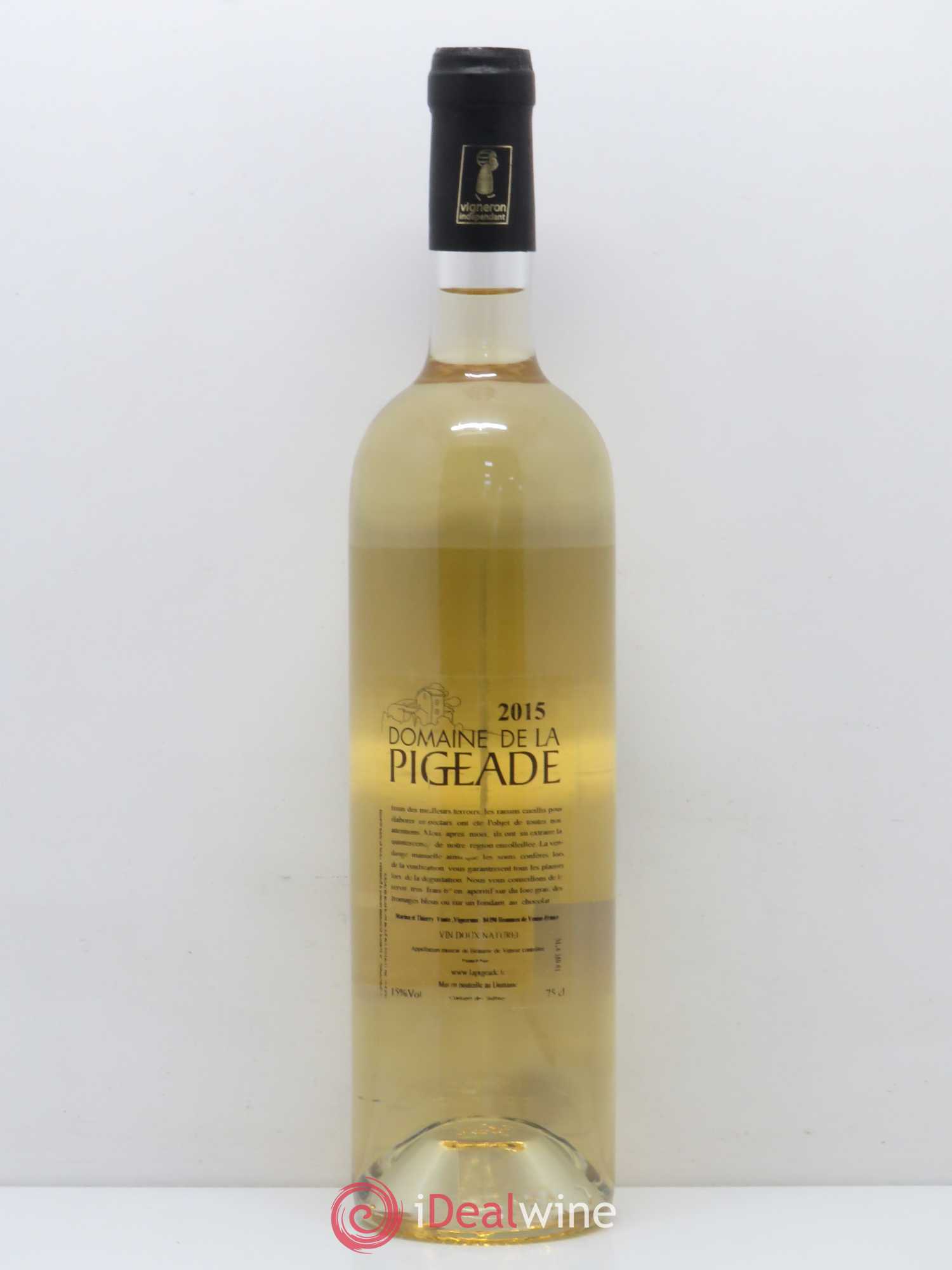 Rhône Muscat Beaumes de Venise Domaine de la Pigeade (sans prix de réserve) 2015 - Posten von 1 Flasche - 1