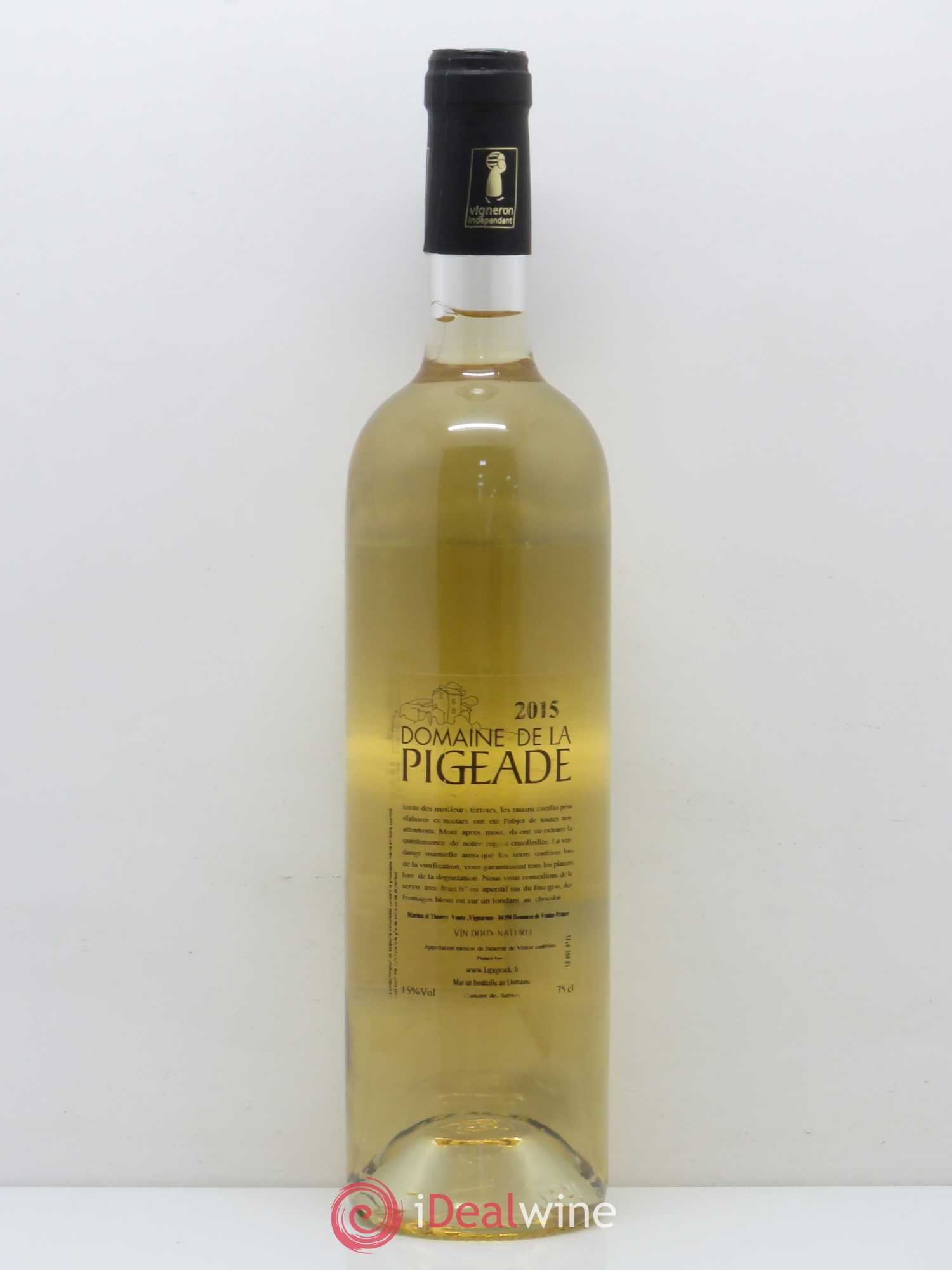 Rhône Muscat Beaumes de Venise Domaine de la Pigeade (sans prix de réserve) 2015 - Posten von 1 Flasche - 1