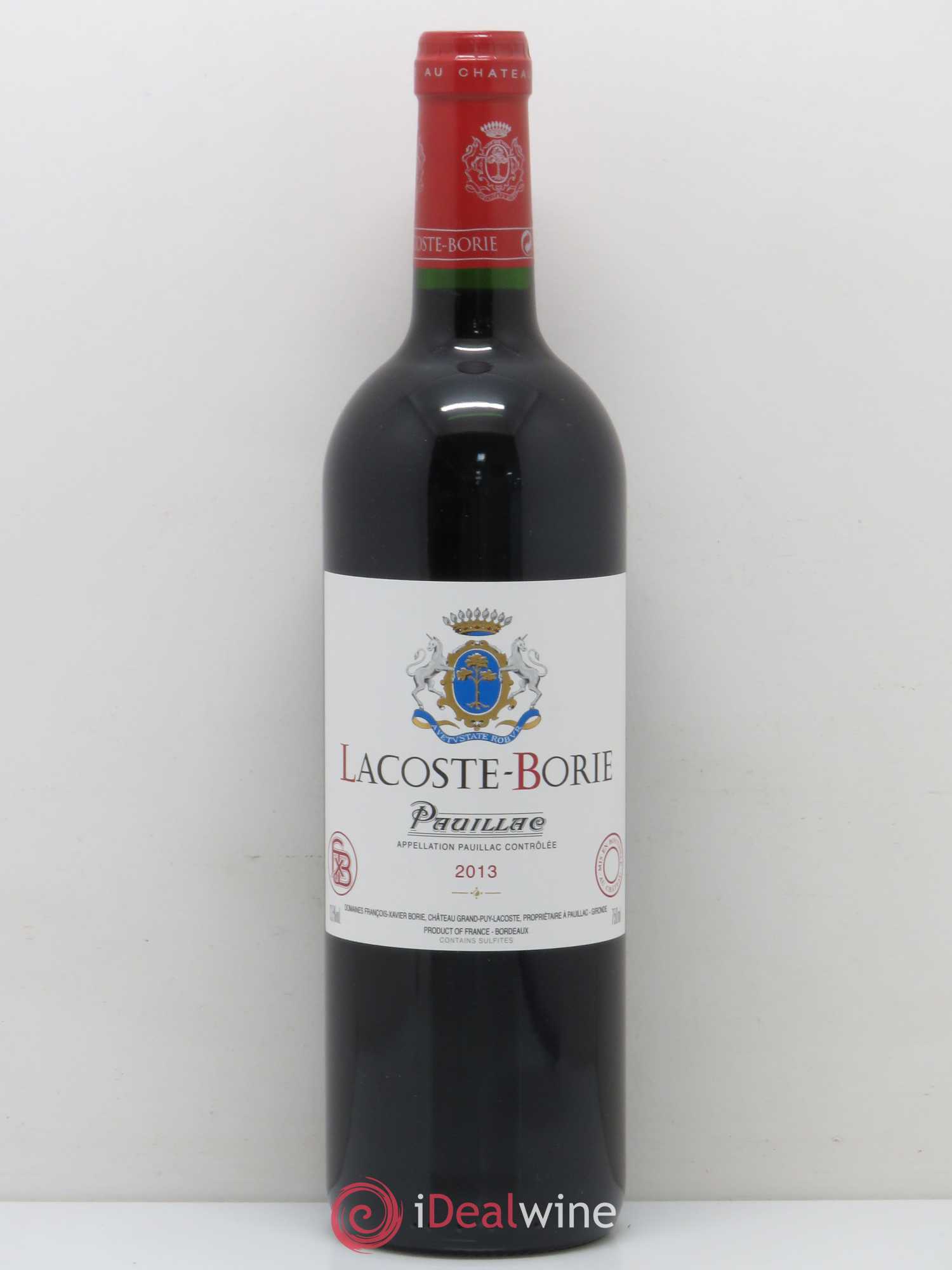 Lacoste Borie 2013 - Posten von 1 Flasche - 0