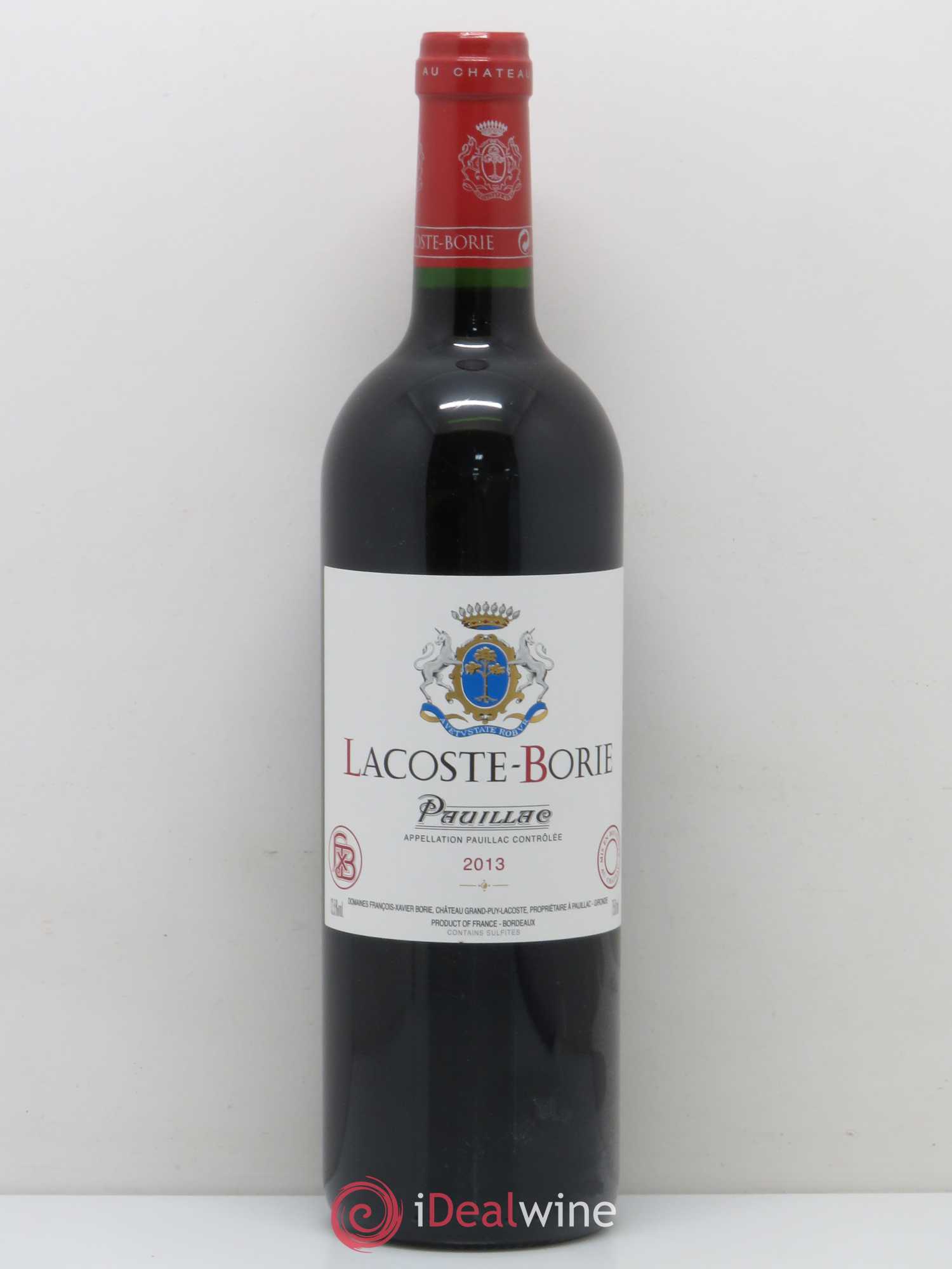 Lacoste Borie (sans prix de réserve) 2013 - Lot de 1 bouteille - 0