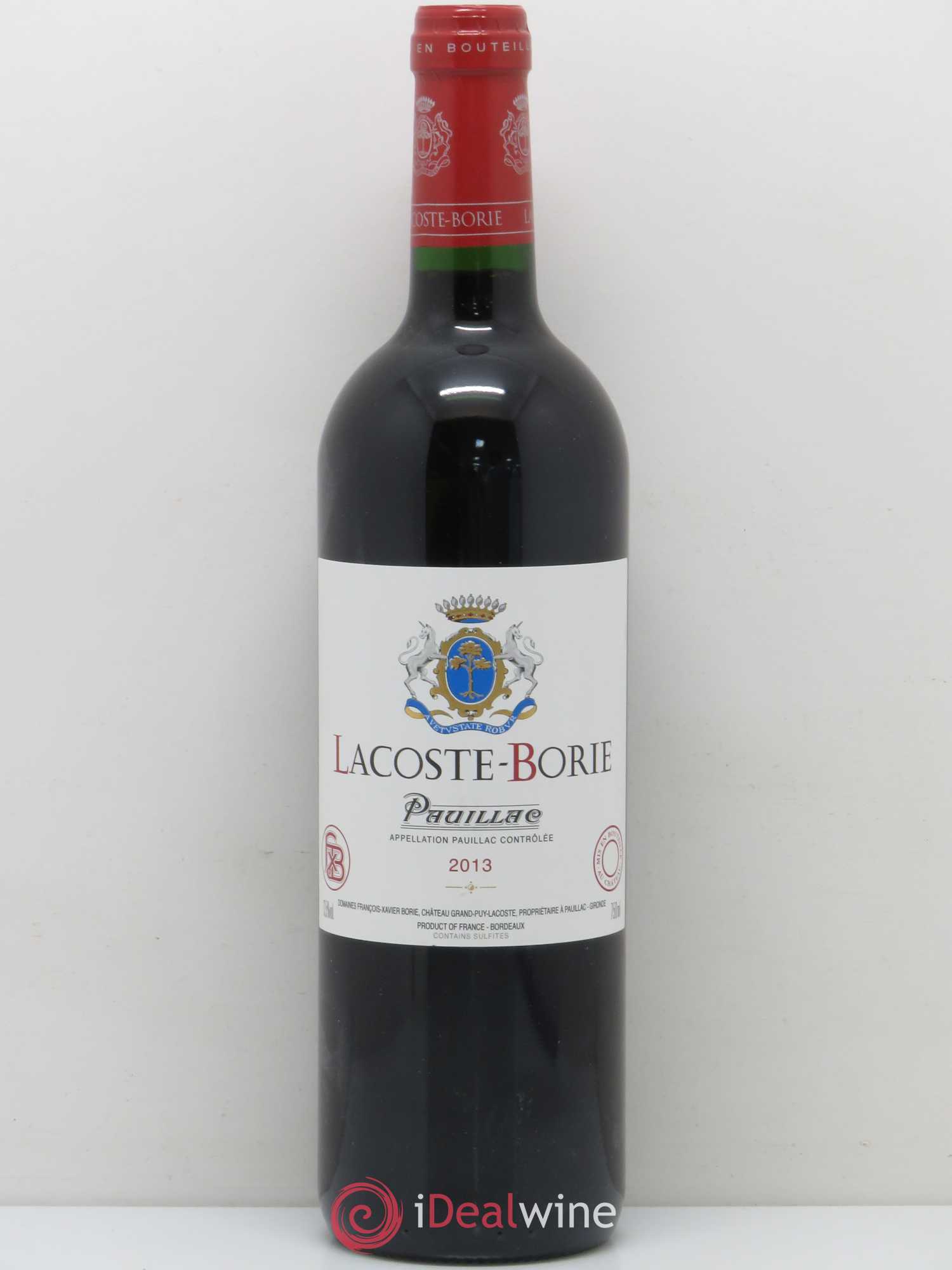 Lacoste Borie (sans prix de réserve) 2013 - Lot de 1 bouteille - 0