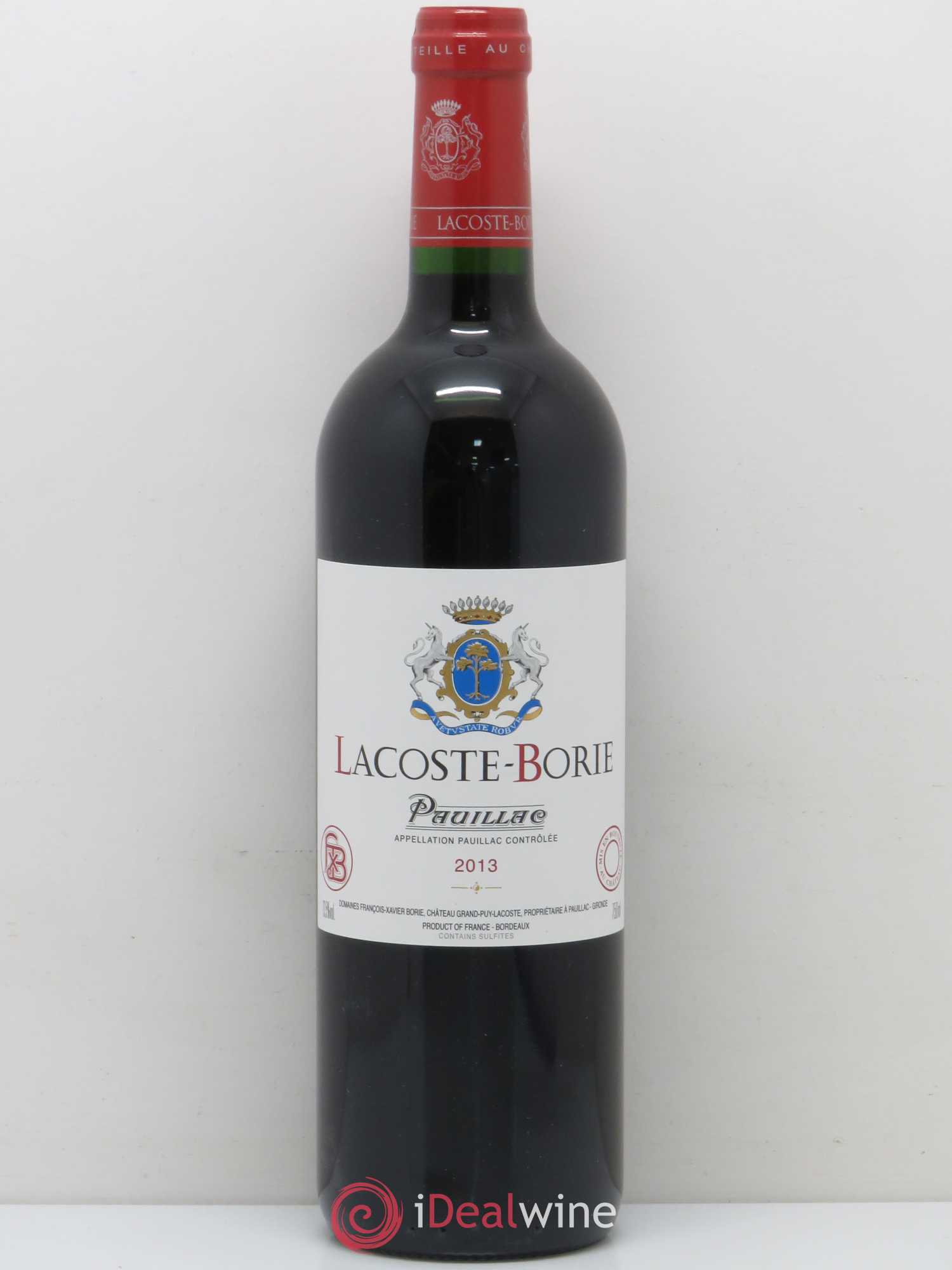 Lacoste Borie 2013 - Lot de 1 bouteille - 0