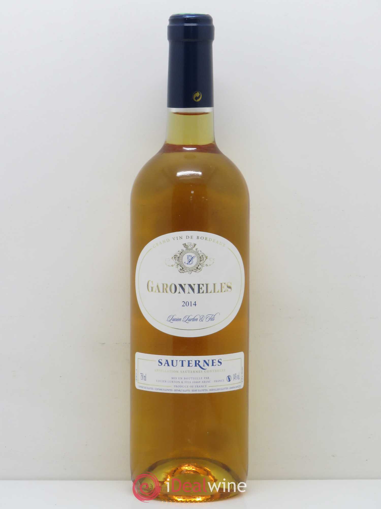 Sauternes Les Garonelles 2014 - Posten von 1 Flasche - 0