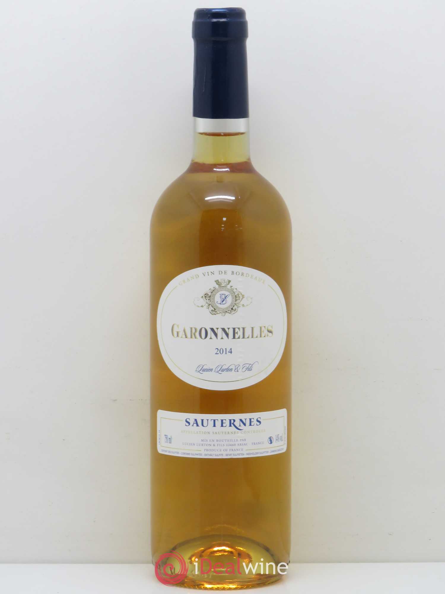 Sauternes Les Garonelles (sans prix de réserve) 2014 - Posten von 1 Flasche - 0