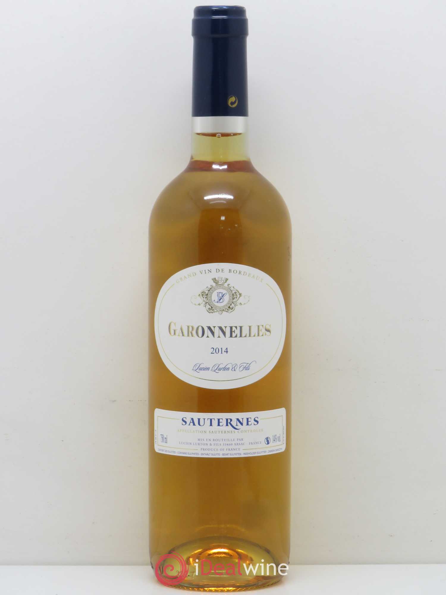 Sauternes Les Garonelles (sans prix de réserve) 2014 - Posten von 1 Flasche - 0