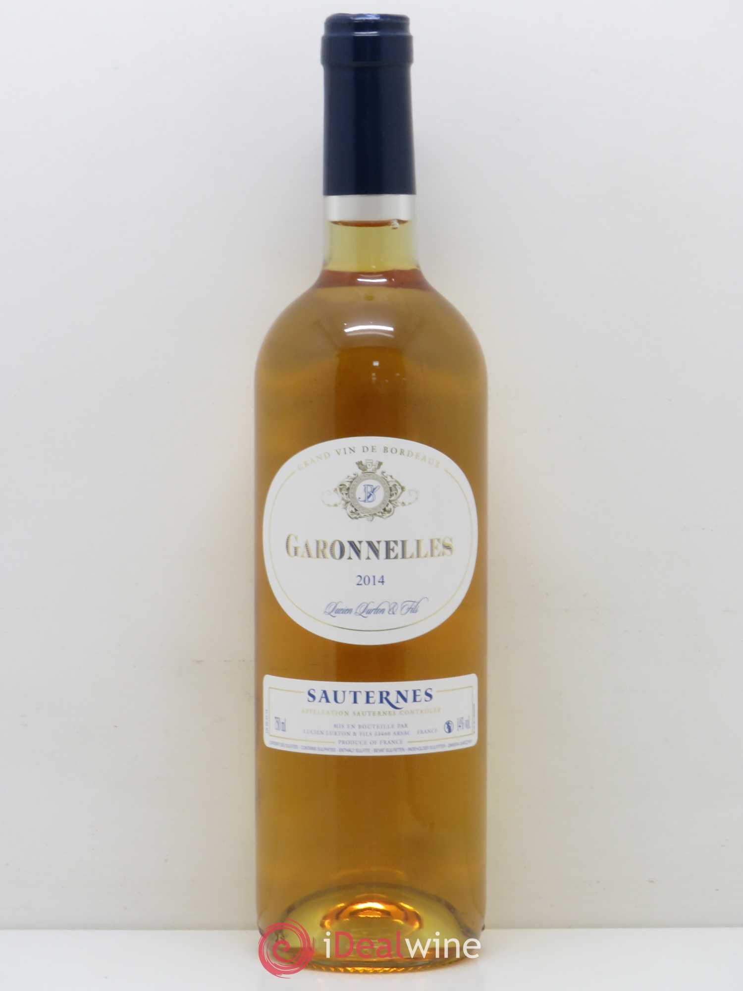 Sauternes Les Garonelles (sans prix de réserve) 2014 - Posten von 1 Flasche - 0