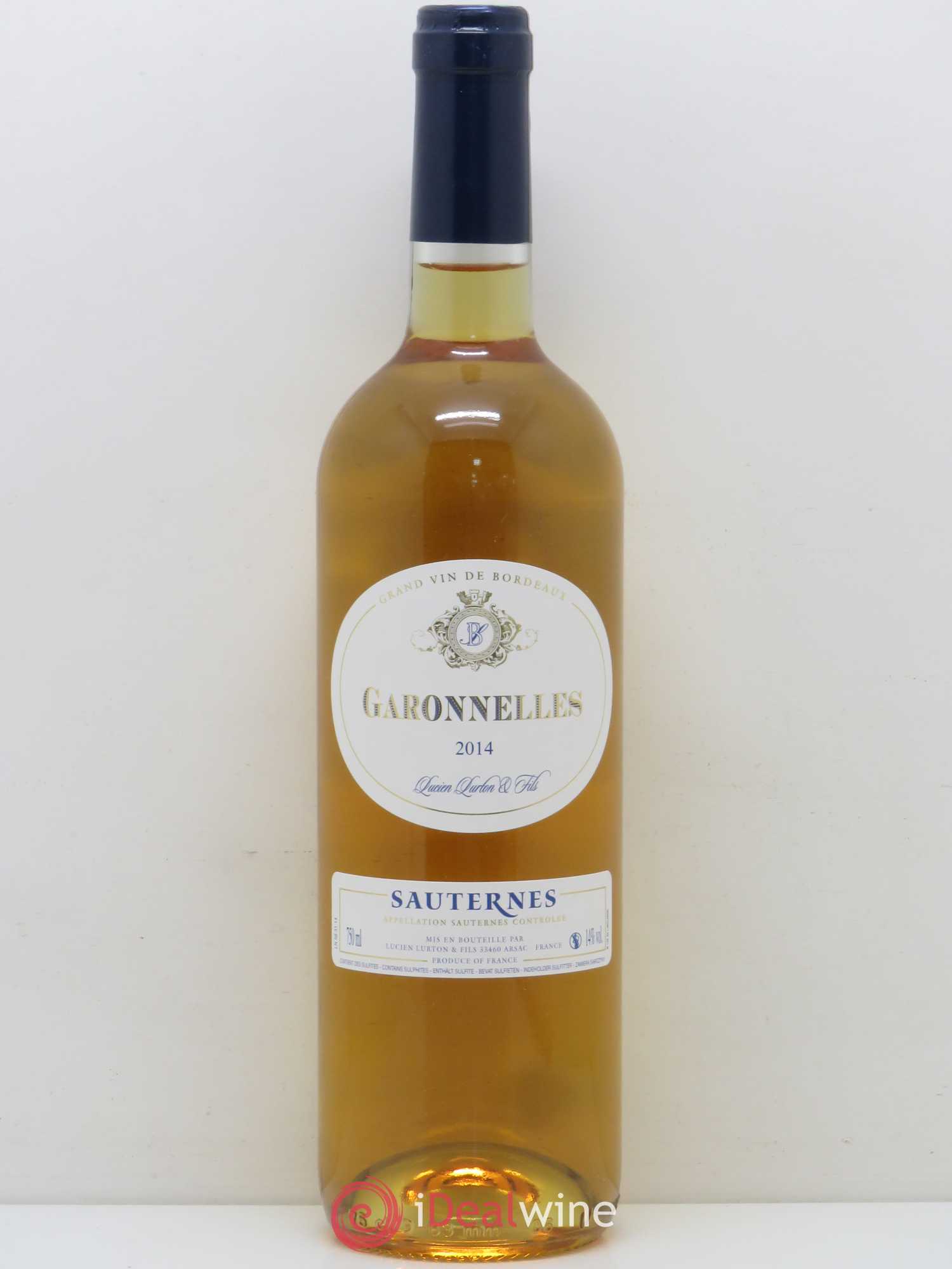 Sauternes Les Garonelles (sans prix de réserve) 2014 - Posten von 1 Flasche - 0