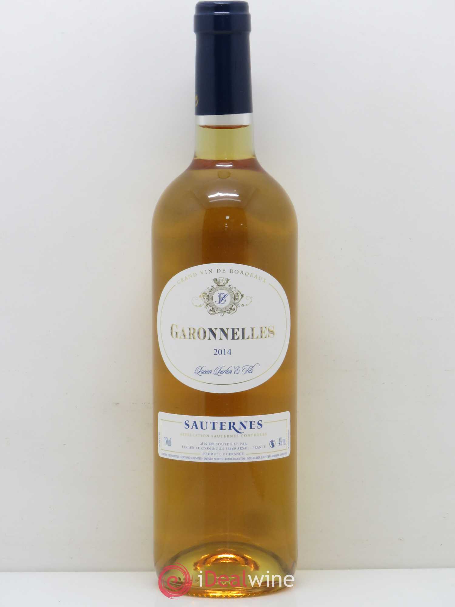 Sauternes Les Garonelles (sans prix de réserve) 2014 - Posten von 1 Flasche - 0
