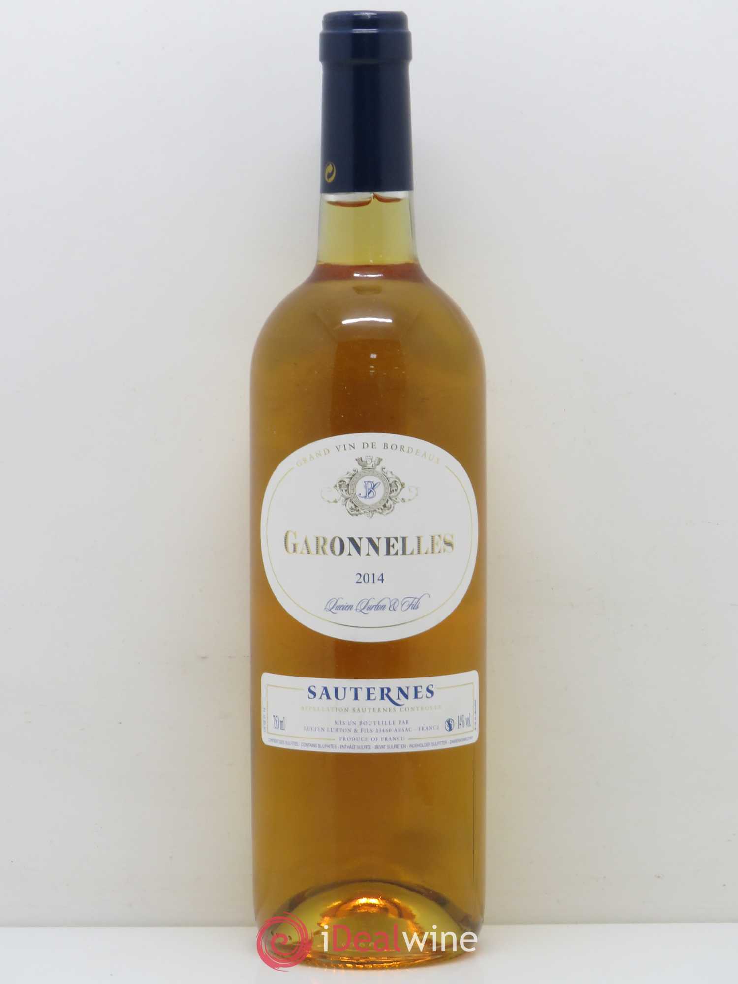 Sauternes Les Garonelles (sans prix de réserve) 2014 - Posten von 1 Flasche - 0