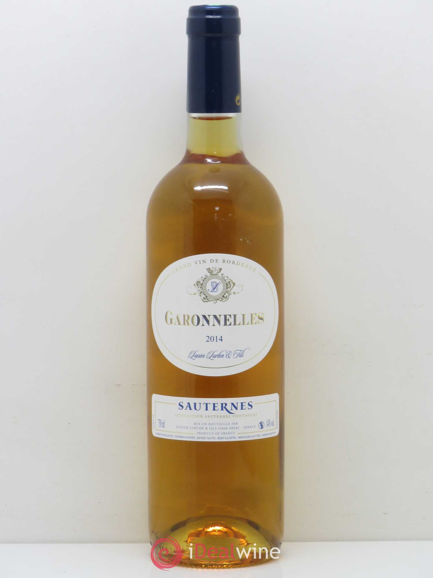 Sauternes Les Garonelles (sans prix de réserve) 2014 - Posten von 1 Flasche - 0