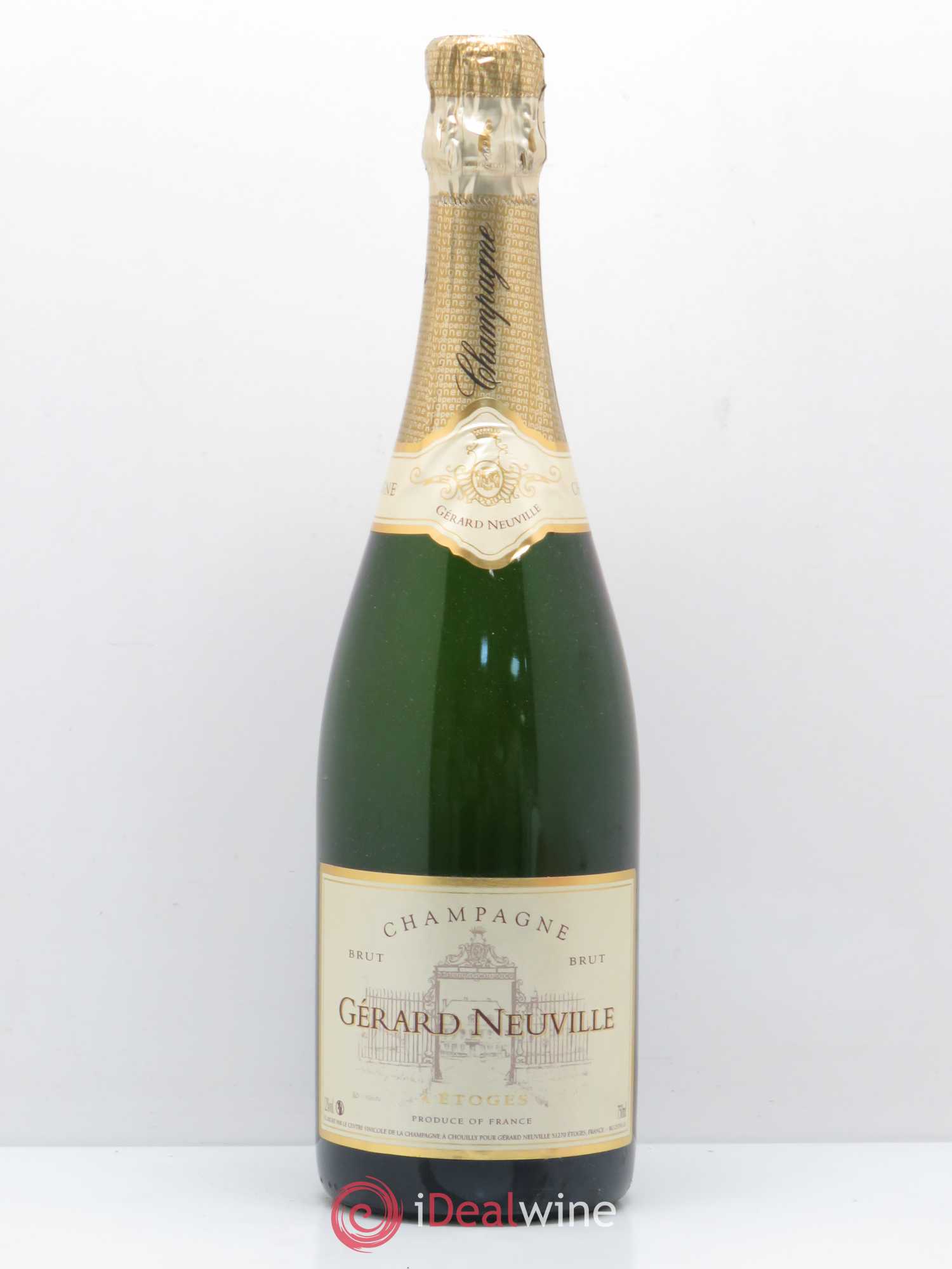 Champagne Gérard Neuville Brut (sans prix de réserve) - Posten von 1 Flasche - 0