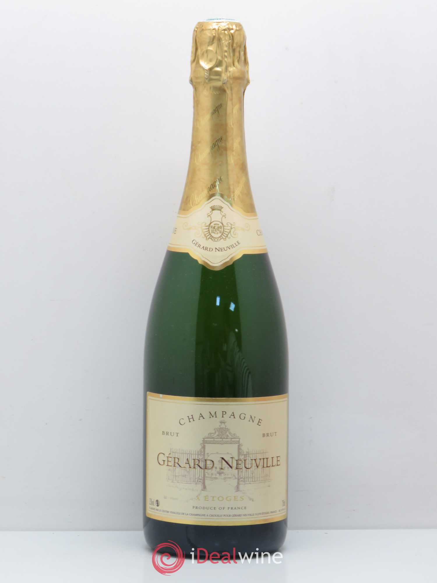 Champagne Gérard Neuville Brut (sans prix de réserve) - Posten von 1 Flasche - 0