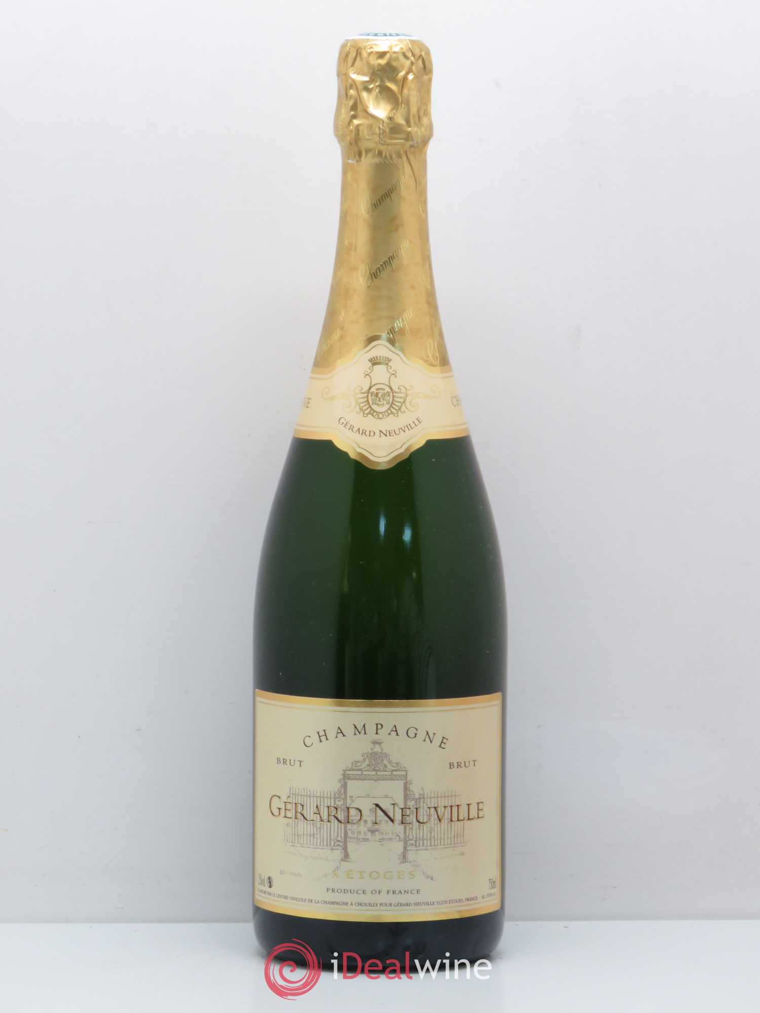 Champagne Gérard Neuville Brut (sans prix de réserve) - Posten von 1 Flasche - 0