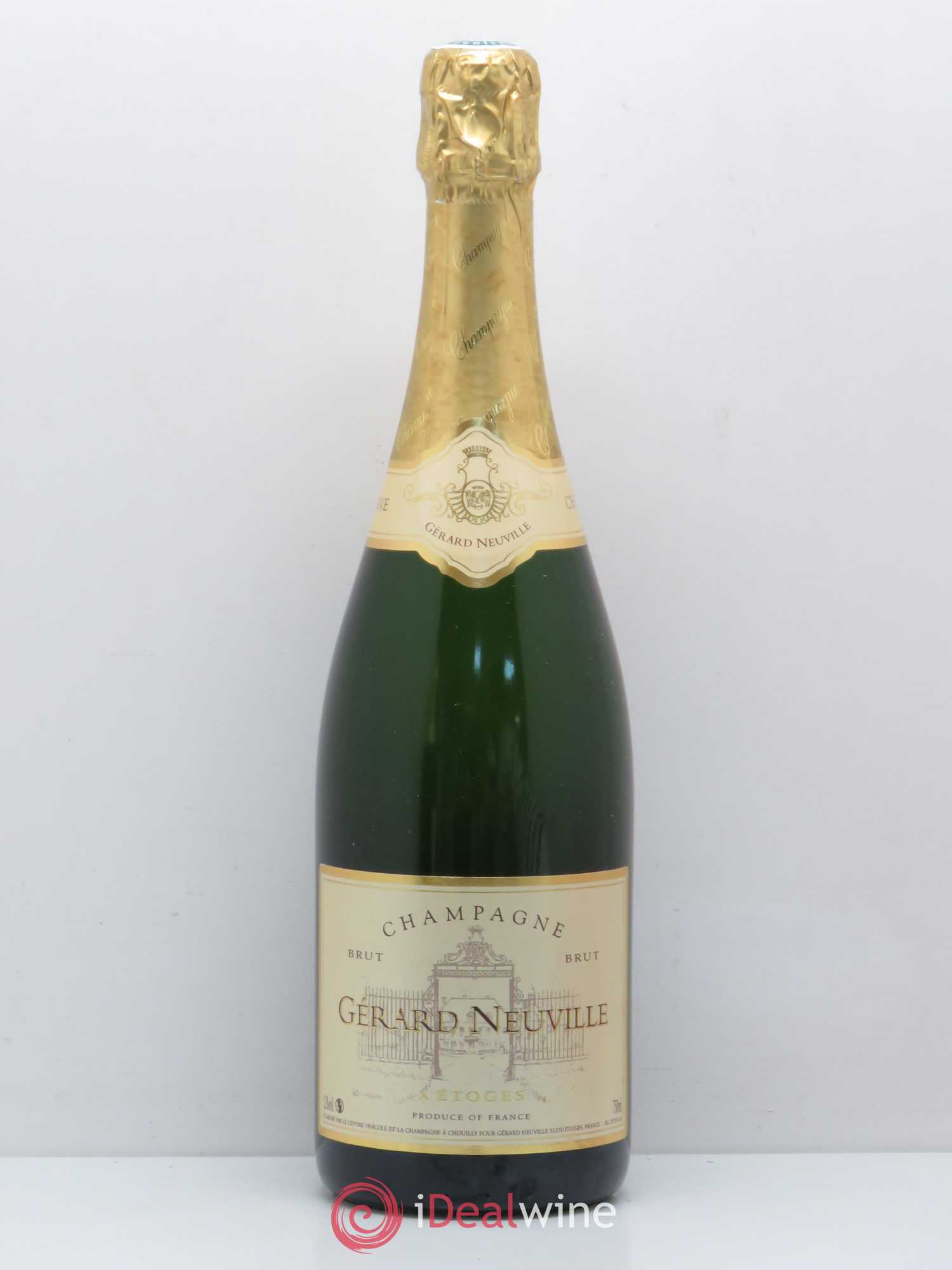 Champagne Gérard Neuville Brut (sans prix de réserve) - Posten von 1 Flasche - 0