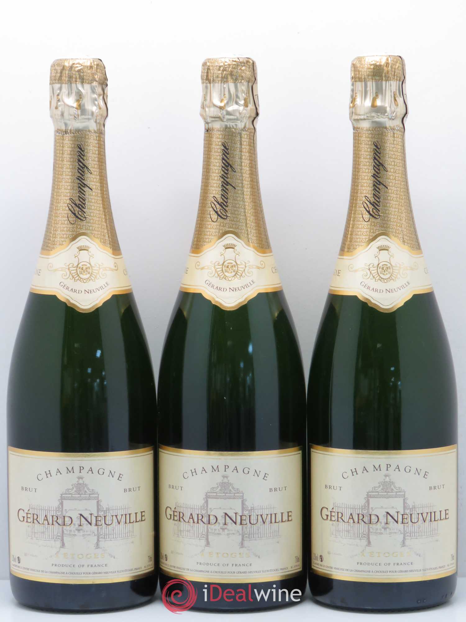 Champagne Cuvée Tradition G. Neuville - Posten von 3 Flaschen - 0