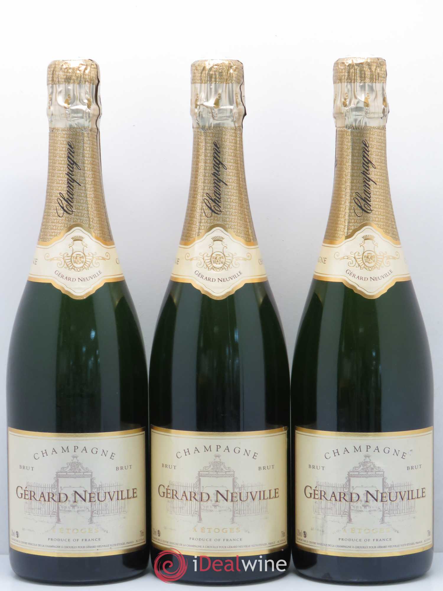 Champagne Cuvée Tradition G. Neuville - Posten von 3 Flaschen - 0