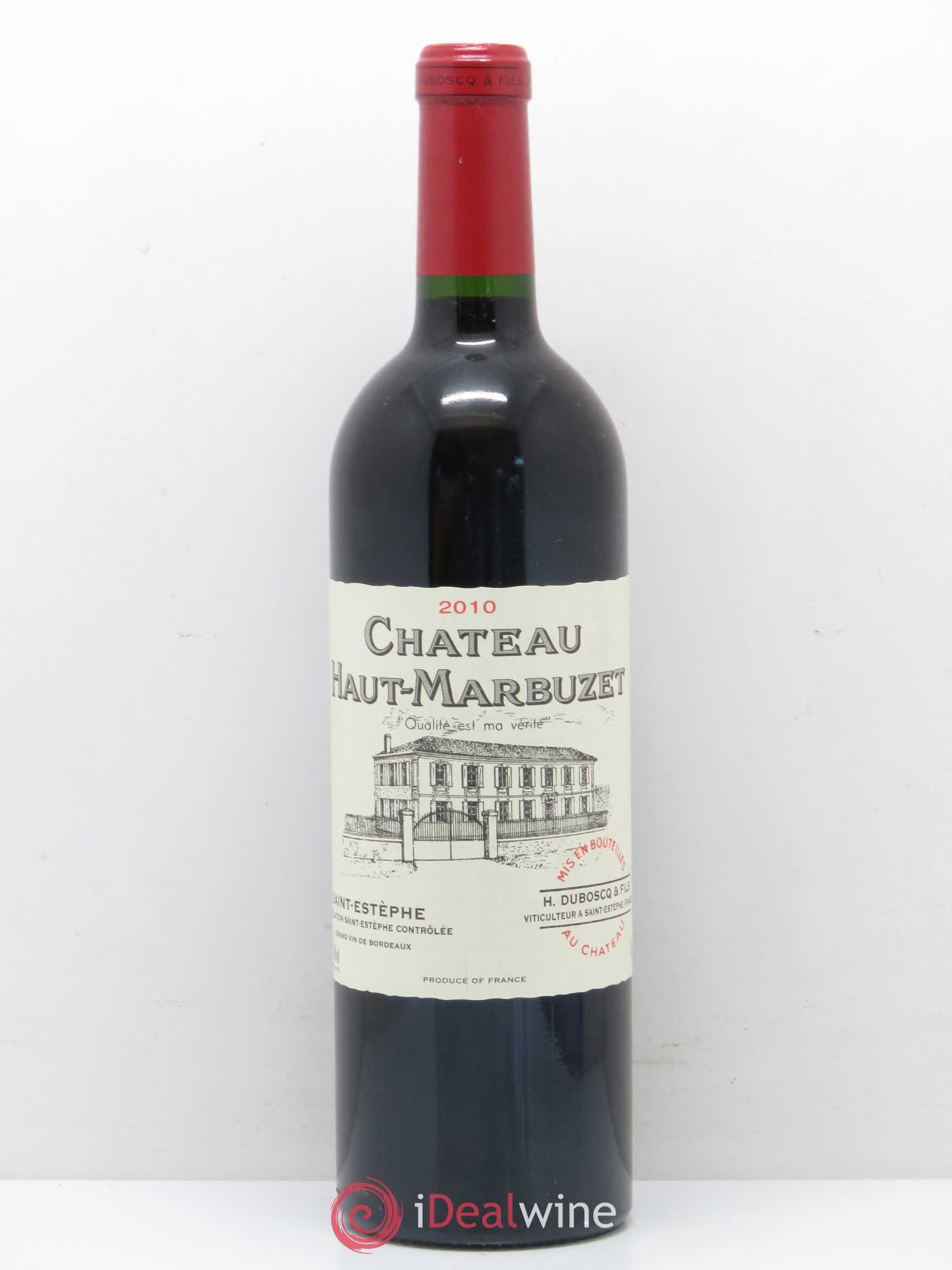 Château Haut Marbuzet 2010 - Lot de 1 bouteille - 0