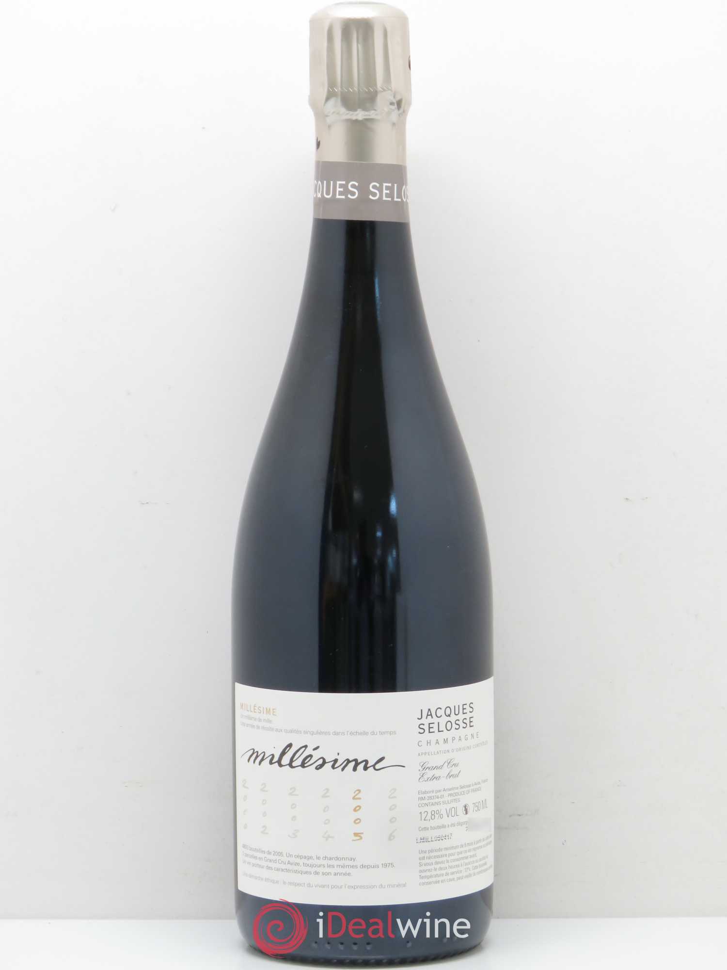 Champagne Extra Brut Jacques Selosse 2005 - Posten von 1 Flasche - 0