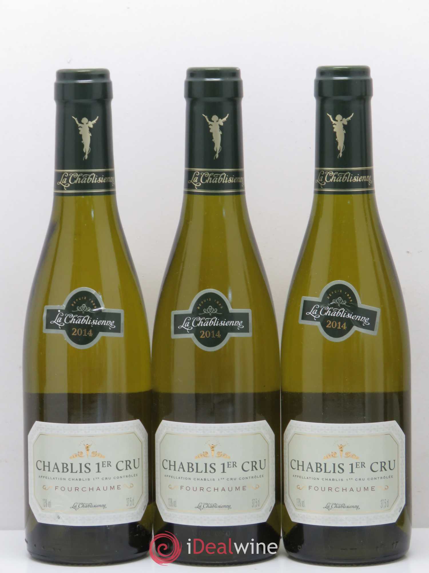 Chablis 1er Cru Fourchaume La Chablisienne 2014 - Posten von 6 Demi-Flaschen - 2
