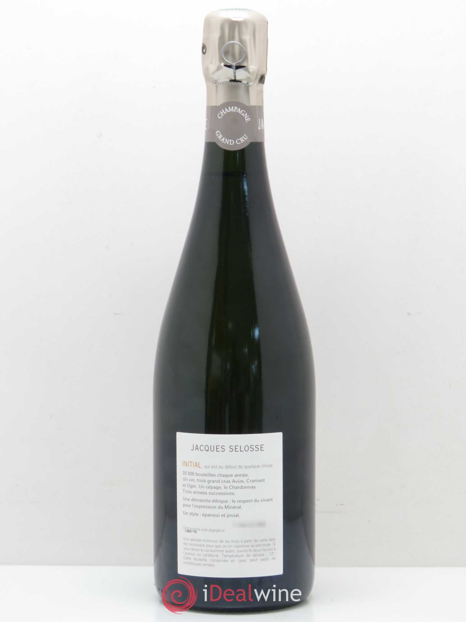 Initial Brut Jacques Selosse - Lot de 1 bouteille - 1