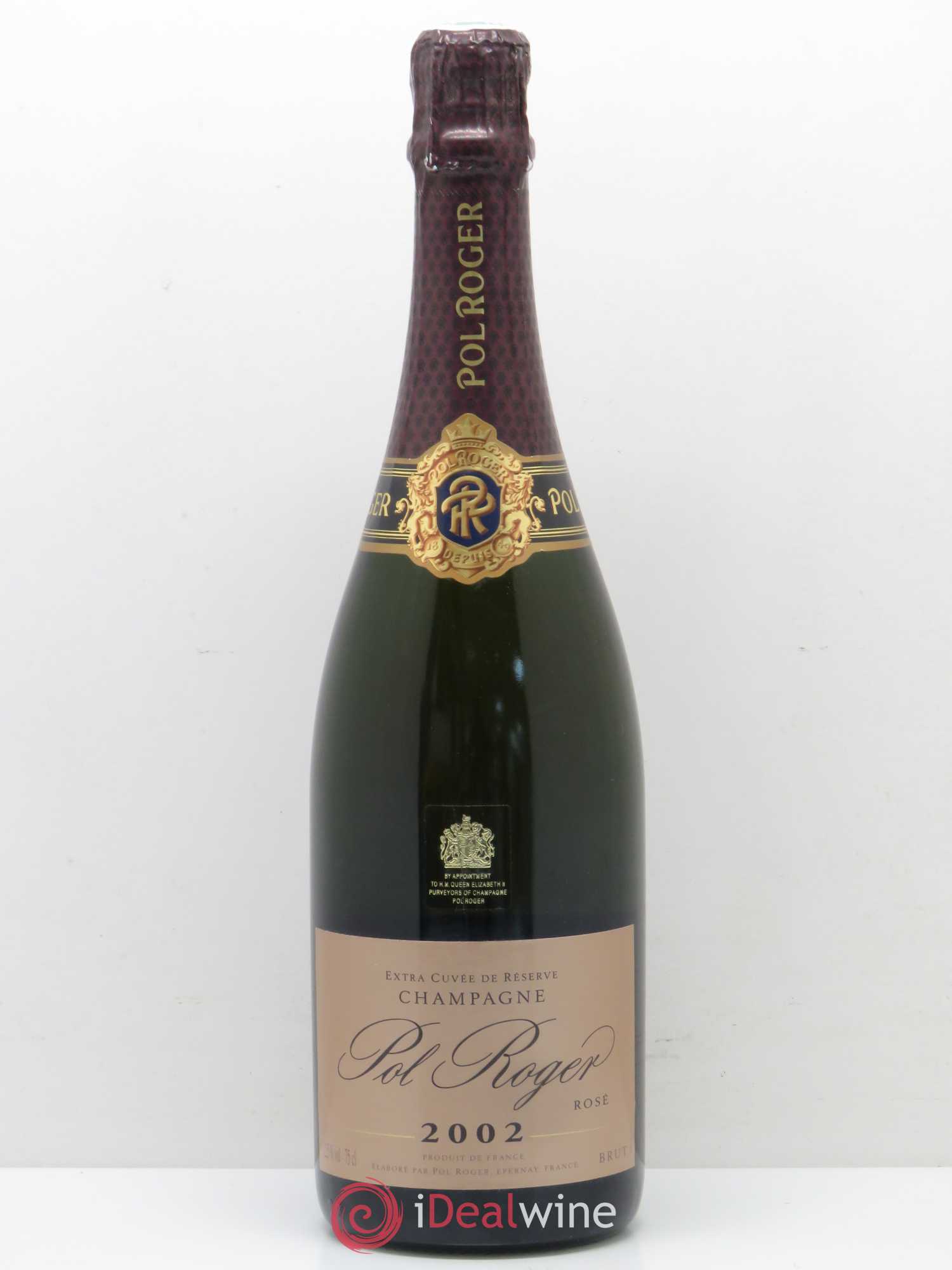 Rosé Brut Pol Roger Vintage 2002 - Lot de 1 bouteille - 0