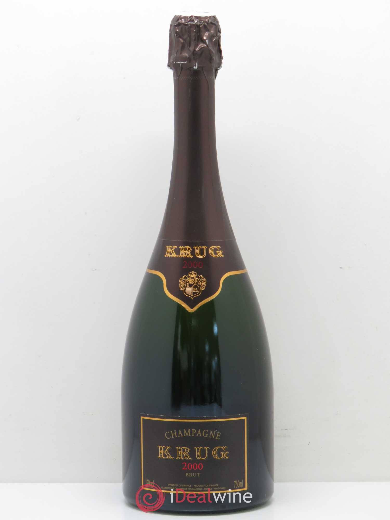 Grande Cuvée Brut Krug 2000 - Lot de 1 bouteille - 0