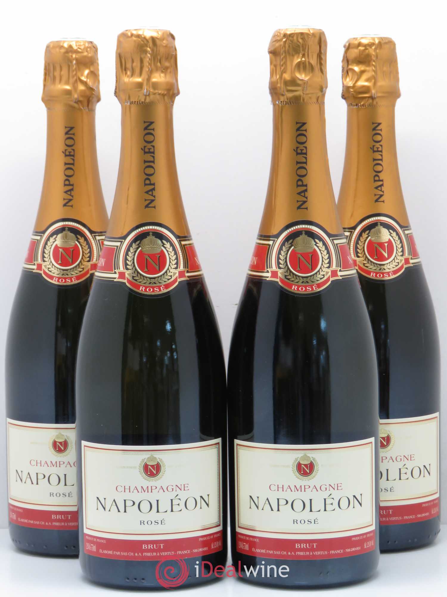 Champagne - Napoleon - Lot de 4 bouteilles - 0